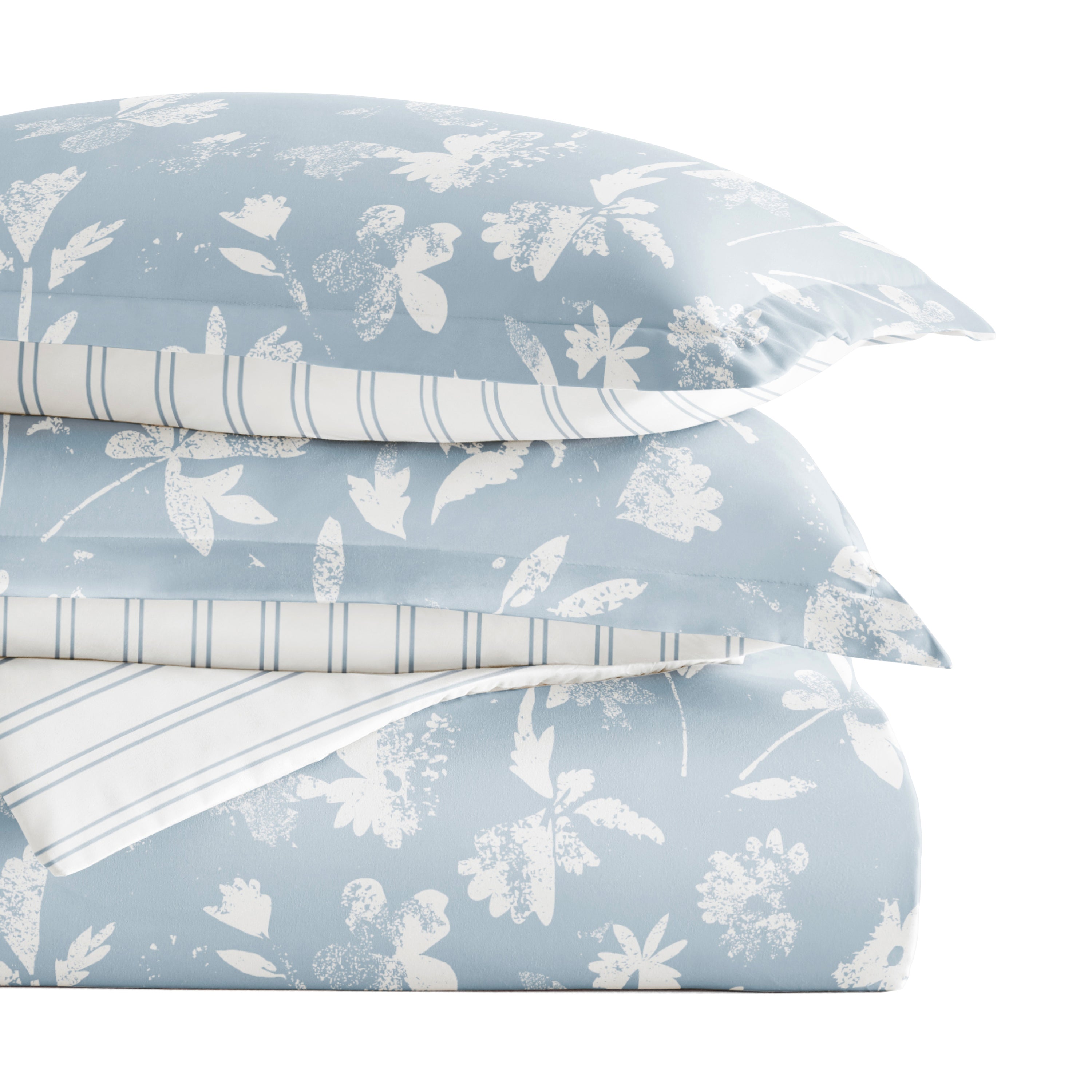 Country Home Patterned Reversible Duvet Cover Set