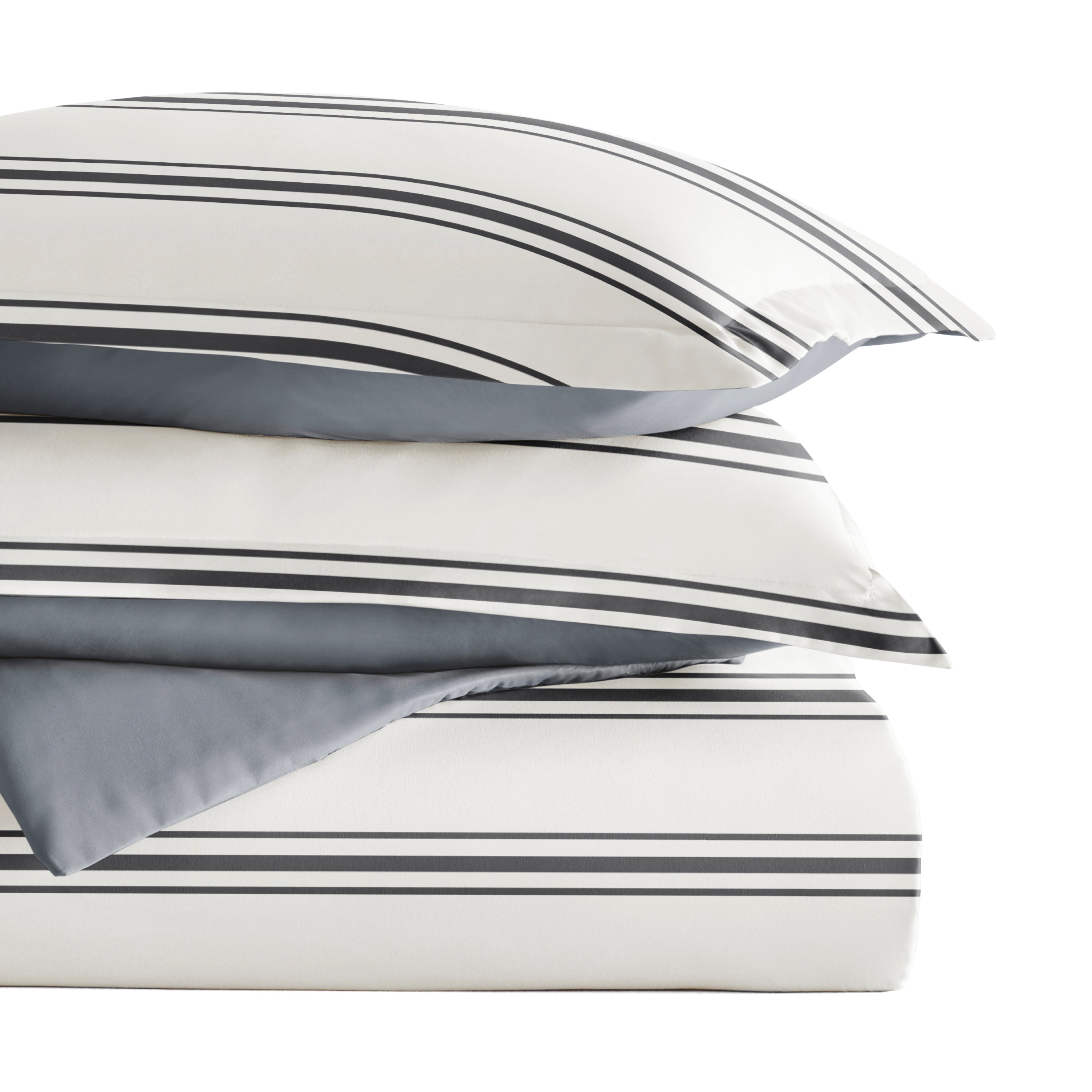 Desert Stripe Patterned Reversible Duvet Cover Set