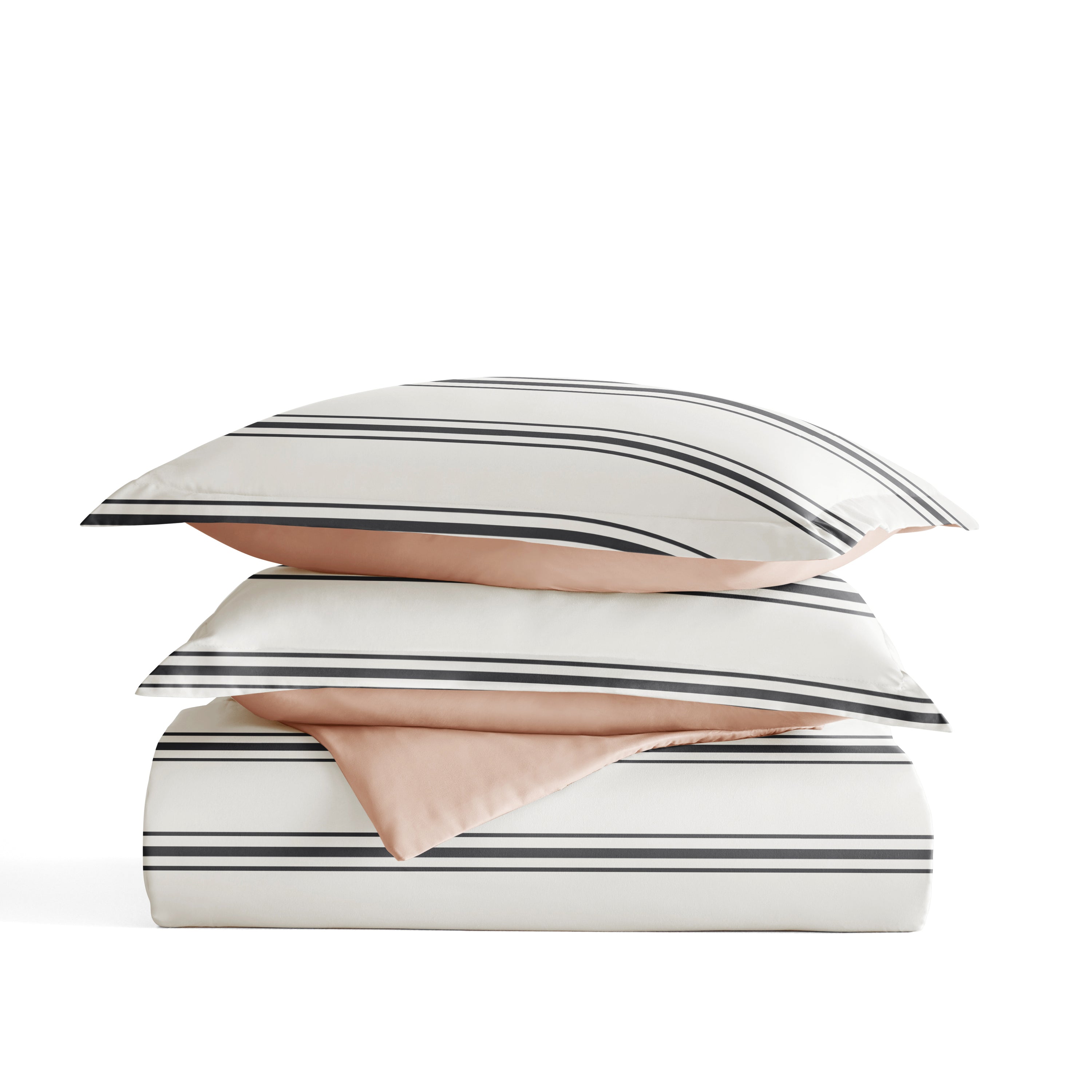 Desert Stripe Patterned Reversible Duvet Cover Set