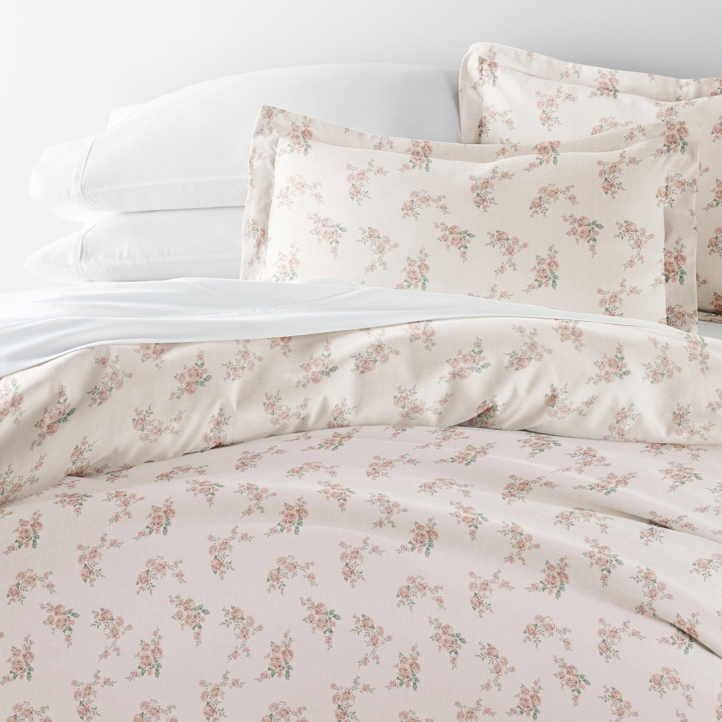 Apricot Patterned Duvet Cover Set