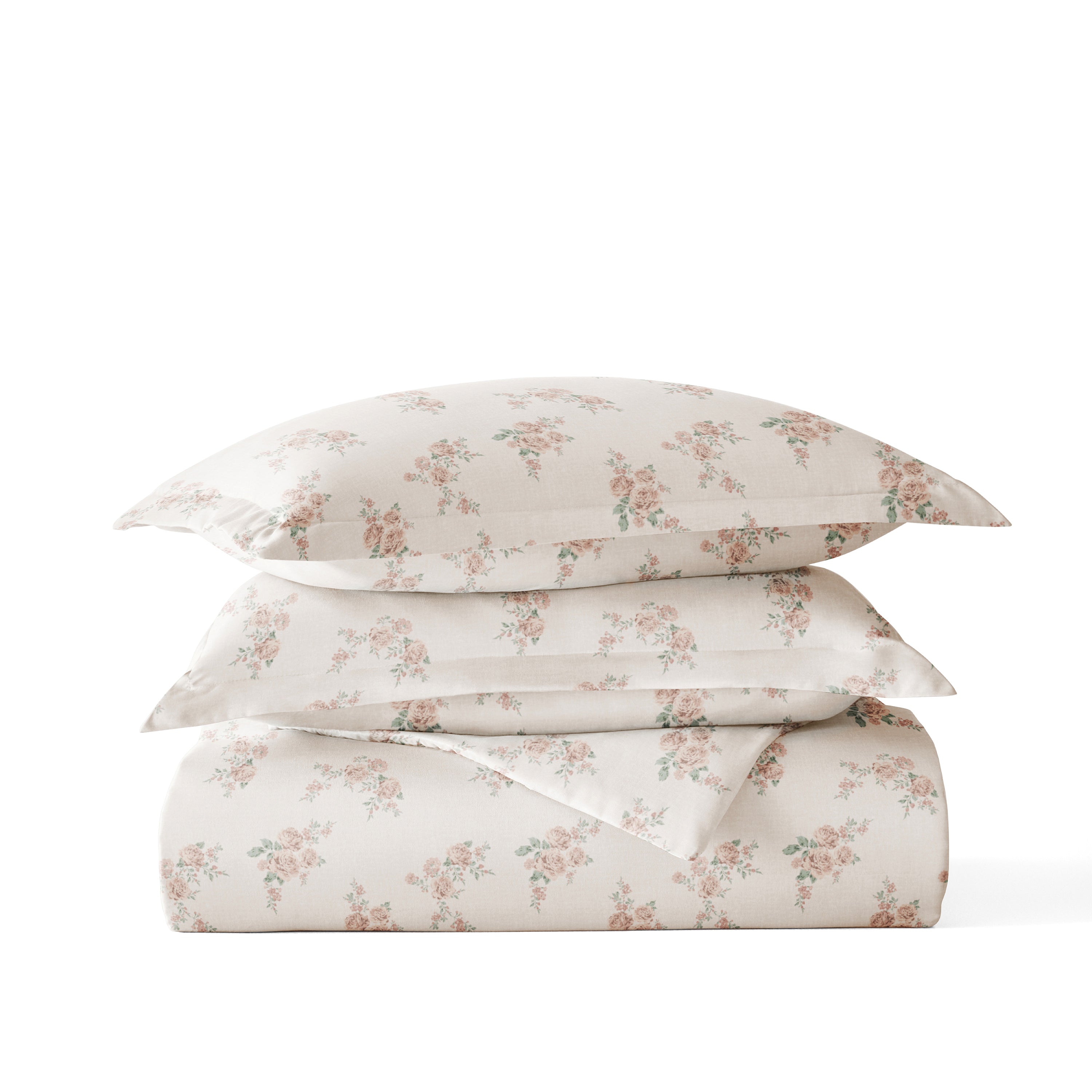 Apricot Patterned Duvet Cover Set