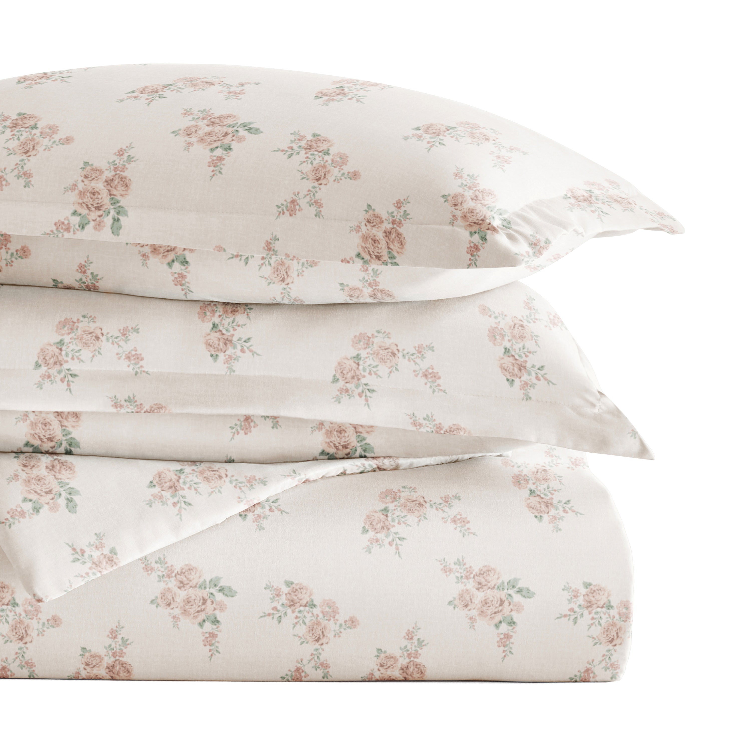 Apricot Patterned Duvet Cover Set