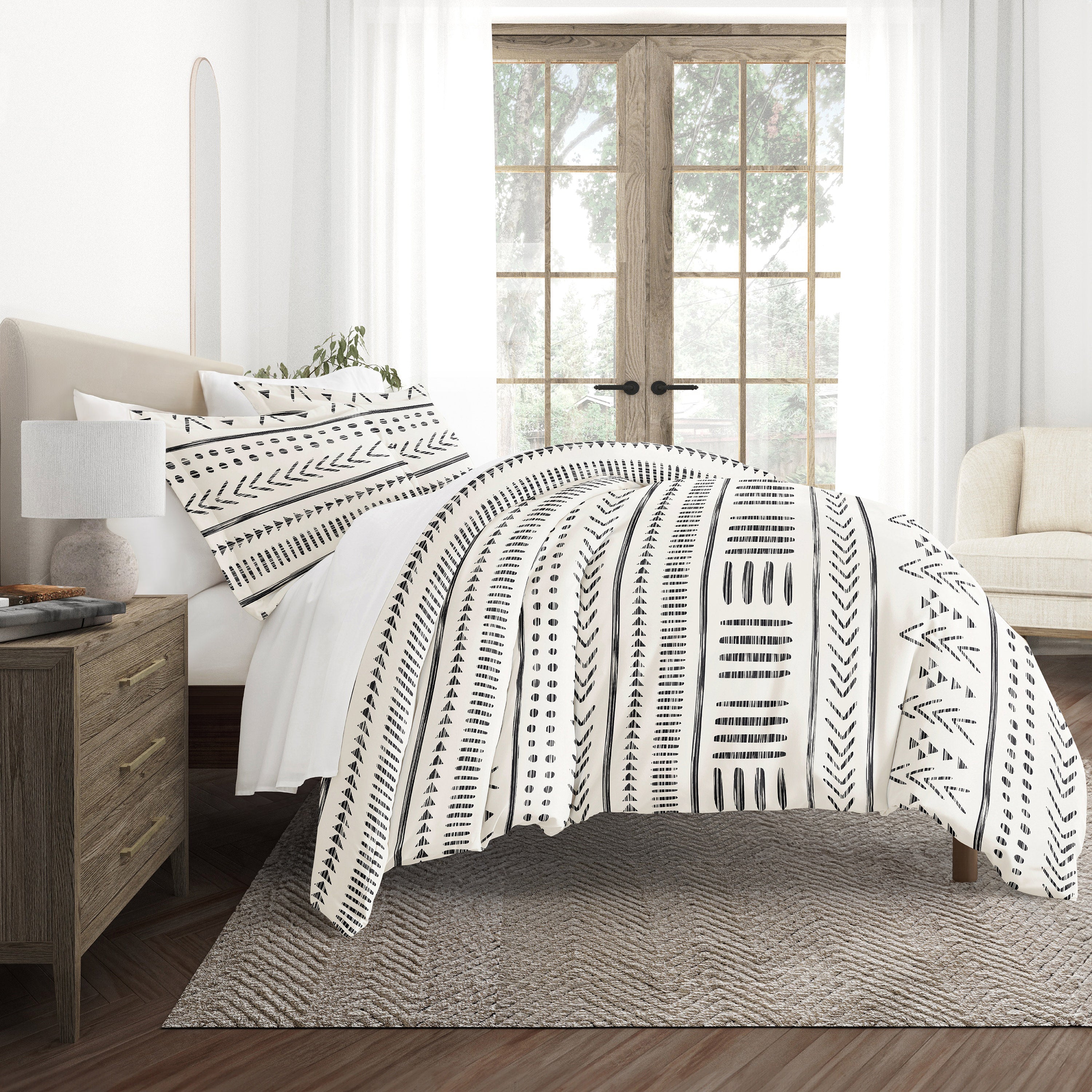 Arrow Dreams Patterned Duvet Cover Set