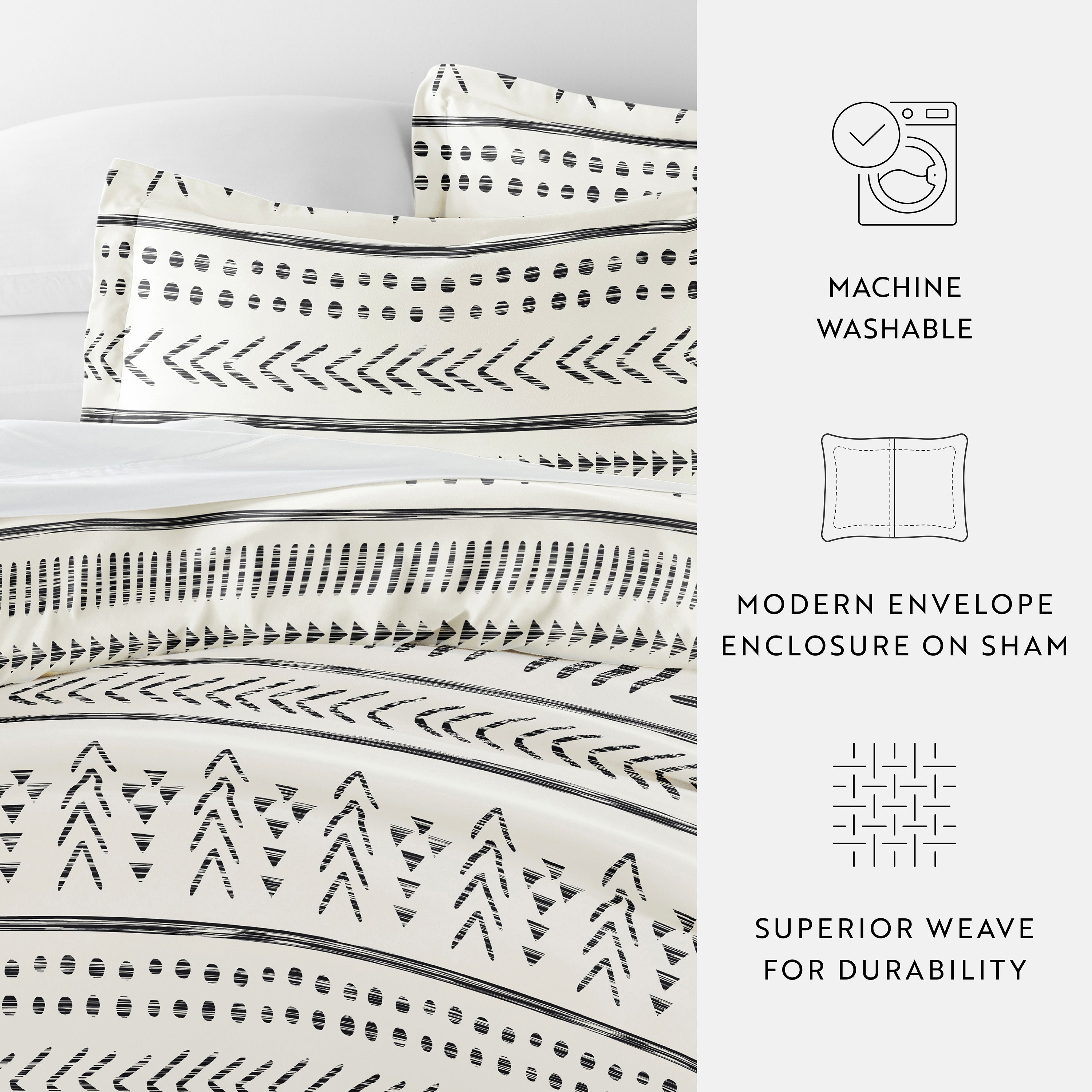 Arrow Dreams Patterned Duvet Cover Set