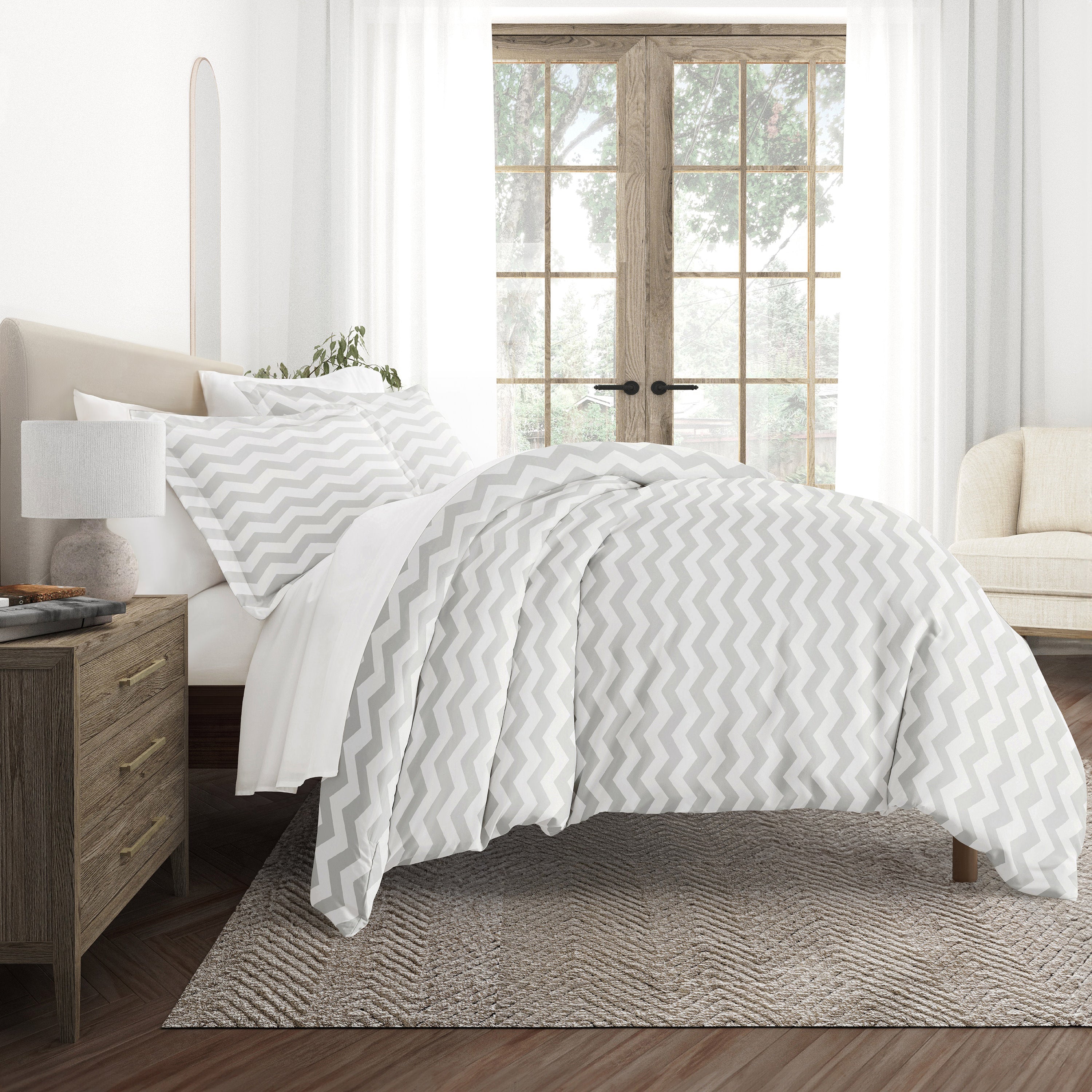 Arrow Patterned Duvet Cover Set