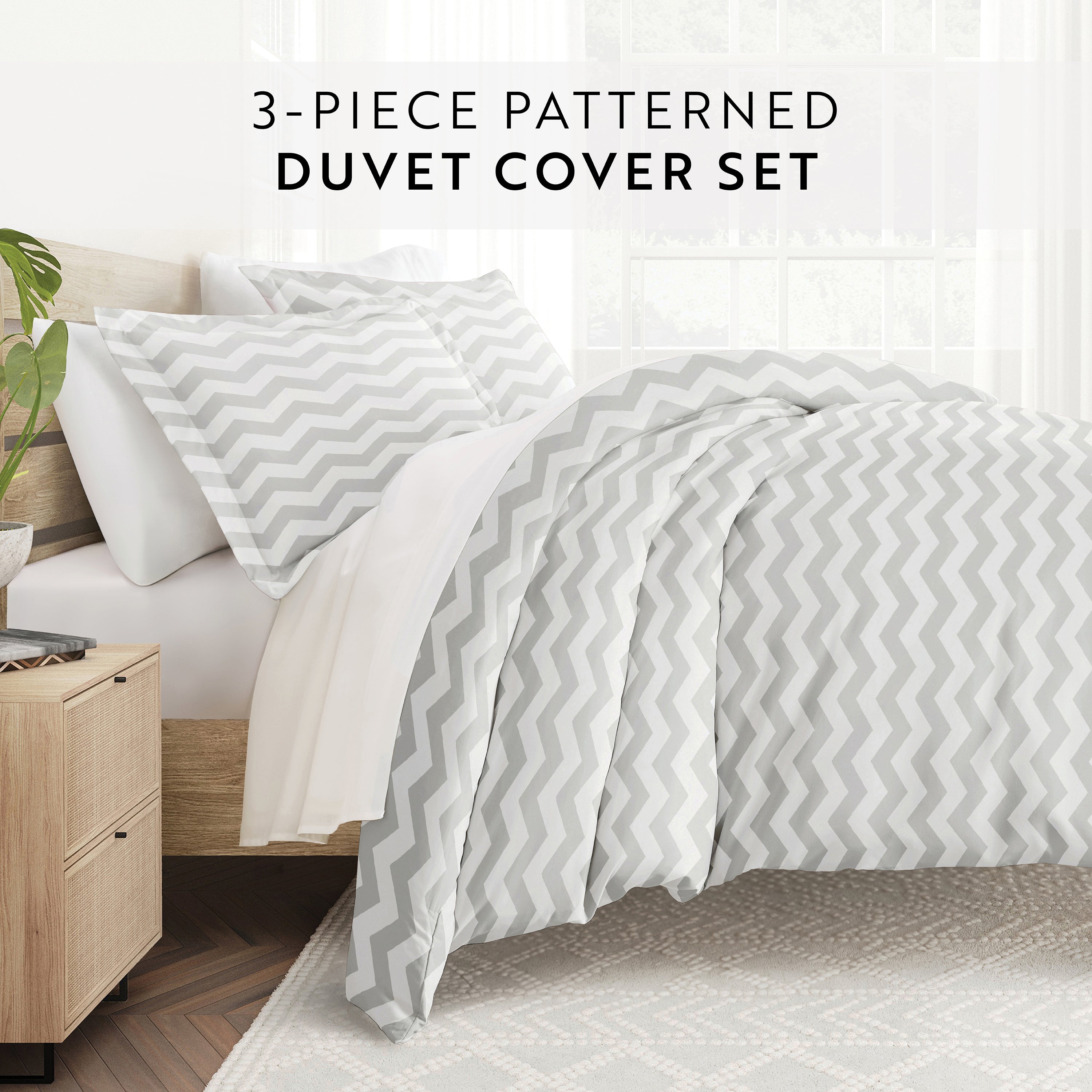 Arrow Patterned Duvet Cover Set