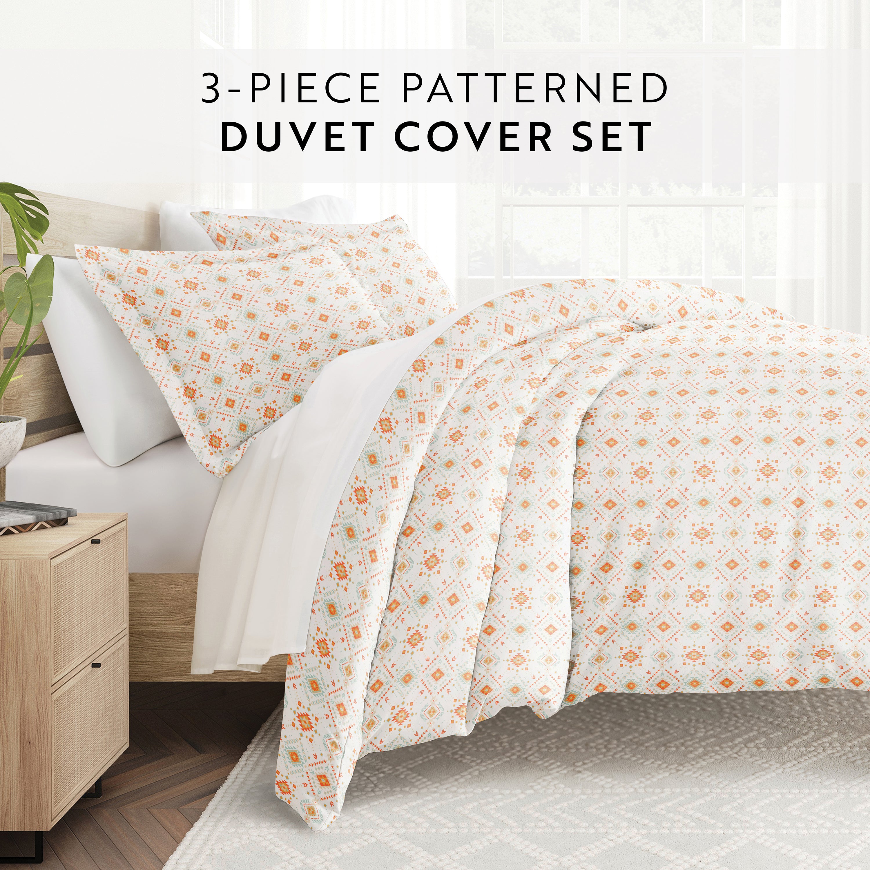 Aztec Dreams Patterned Duvet Cover Set