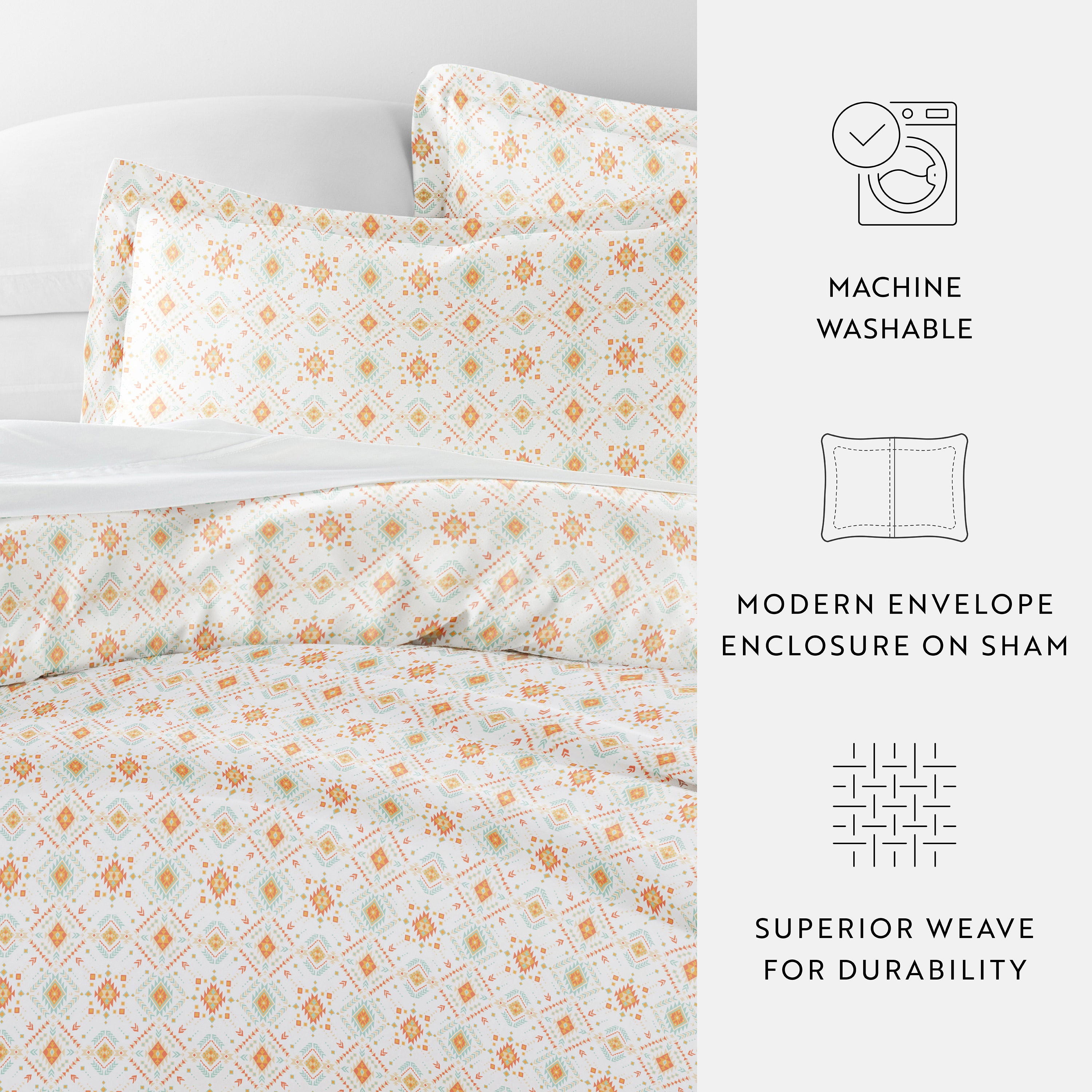 Aztec Dreams Patterned Duvet Cover Set