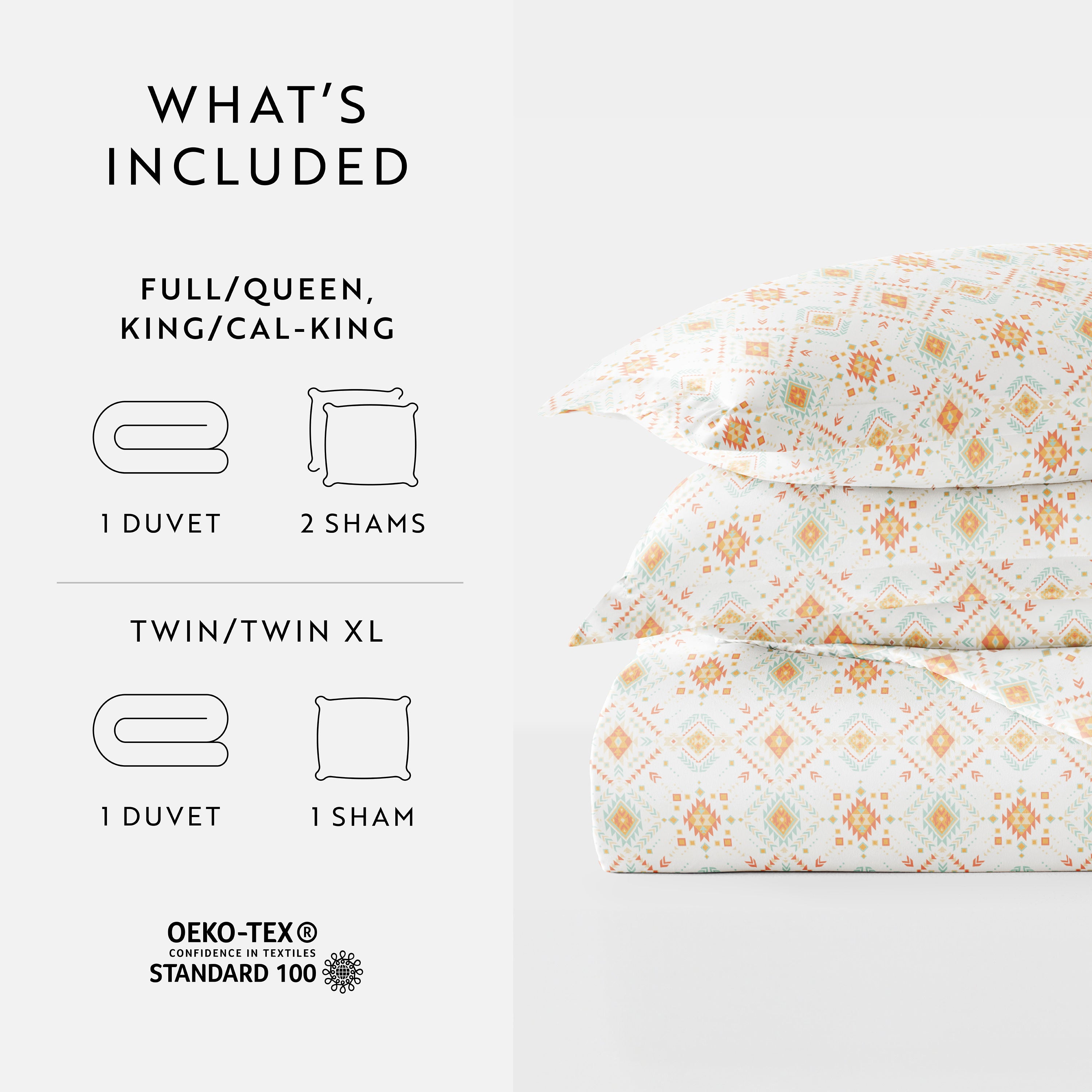 Aztec Dreams Patterned Duvet Cover Set