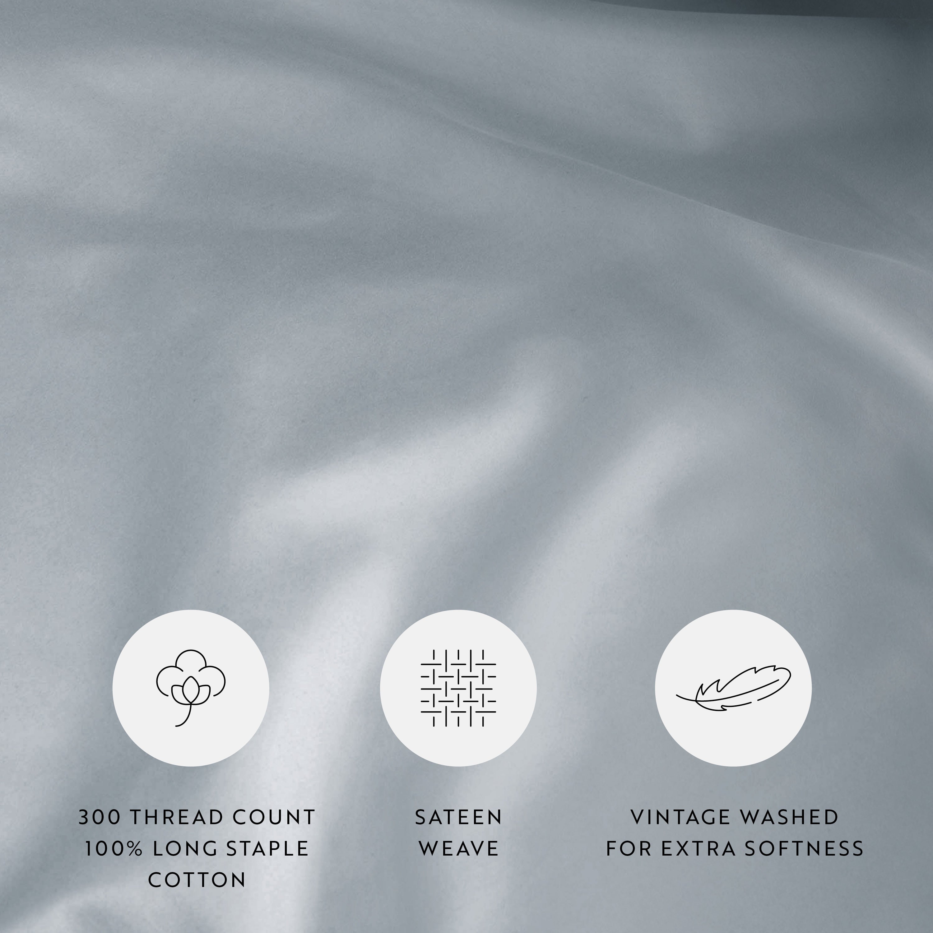 100% Long Staple Cotton Duvet Cover Set