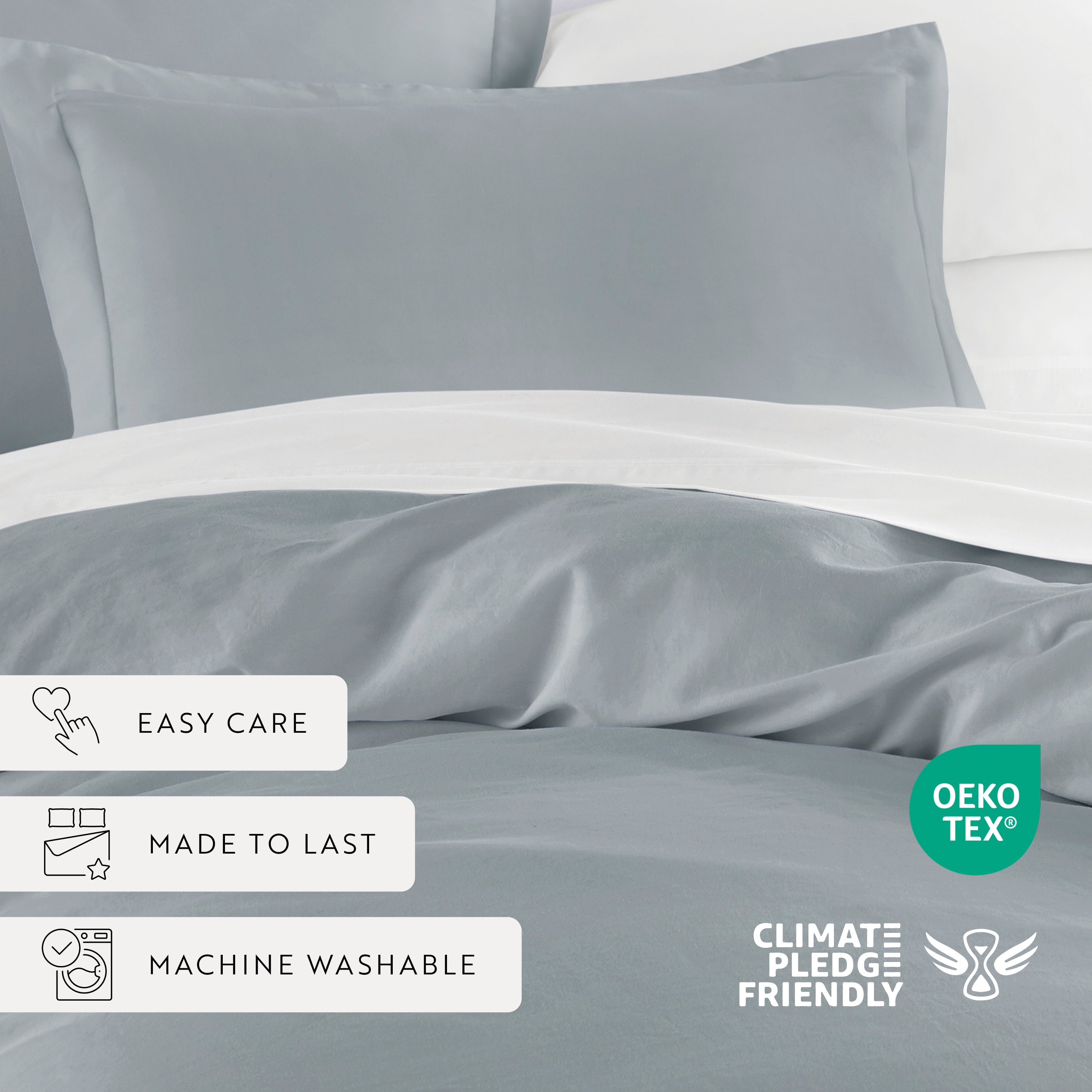 100% Long Staple Cotton Duvet Cover Set