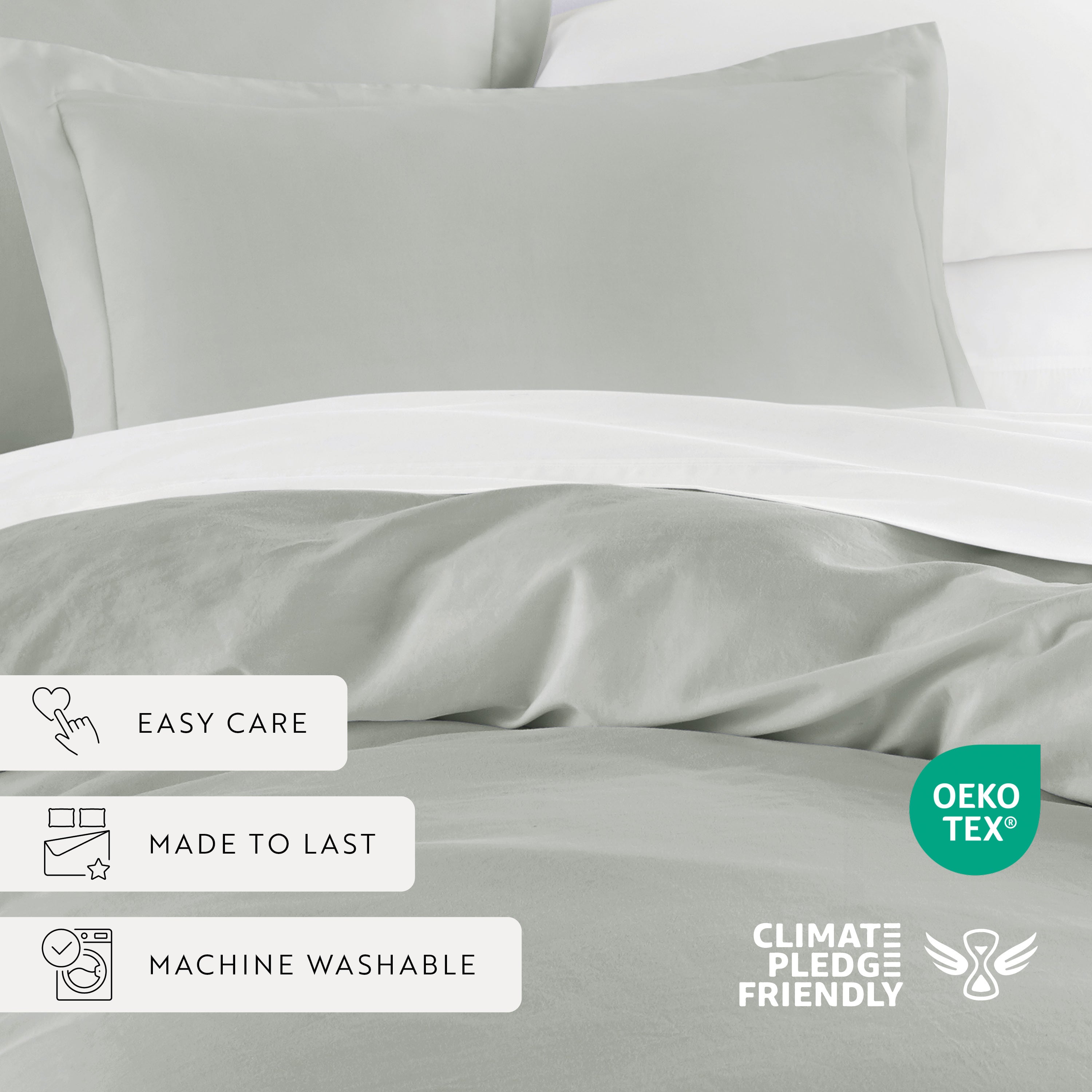 100% Long Staple Cotton Duvet Cover Set