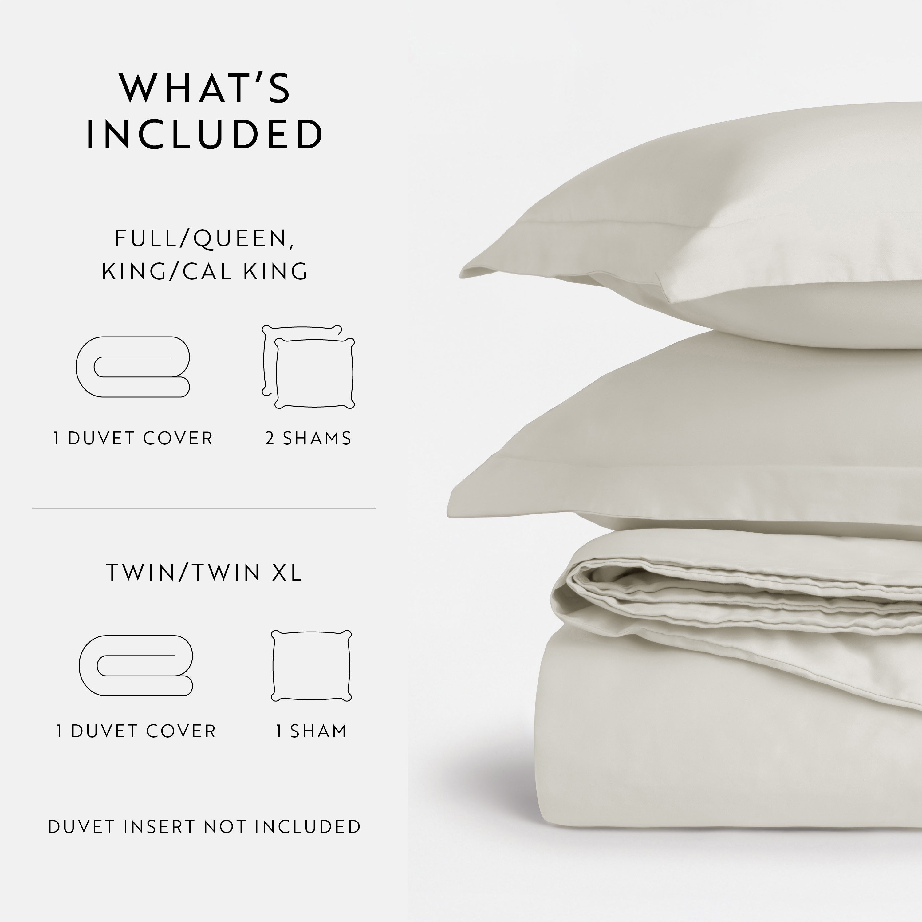 100% Long Staple Cotton Duvet Cover Set