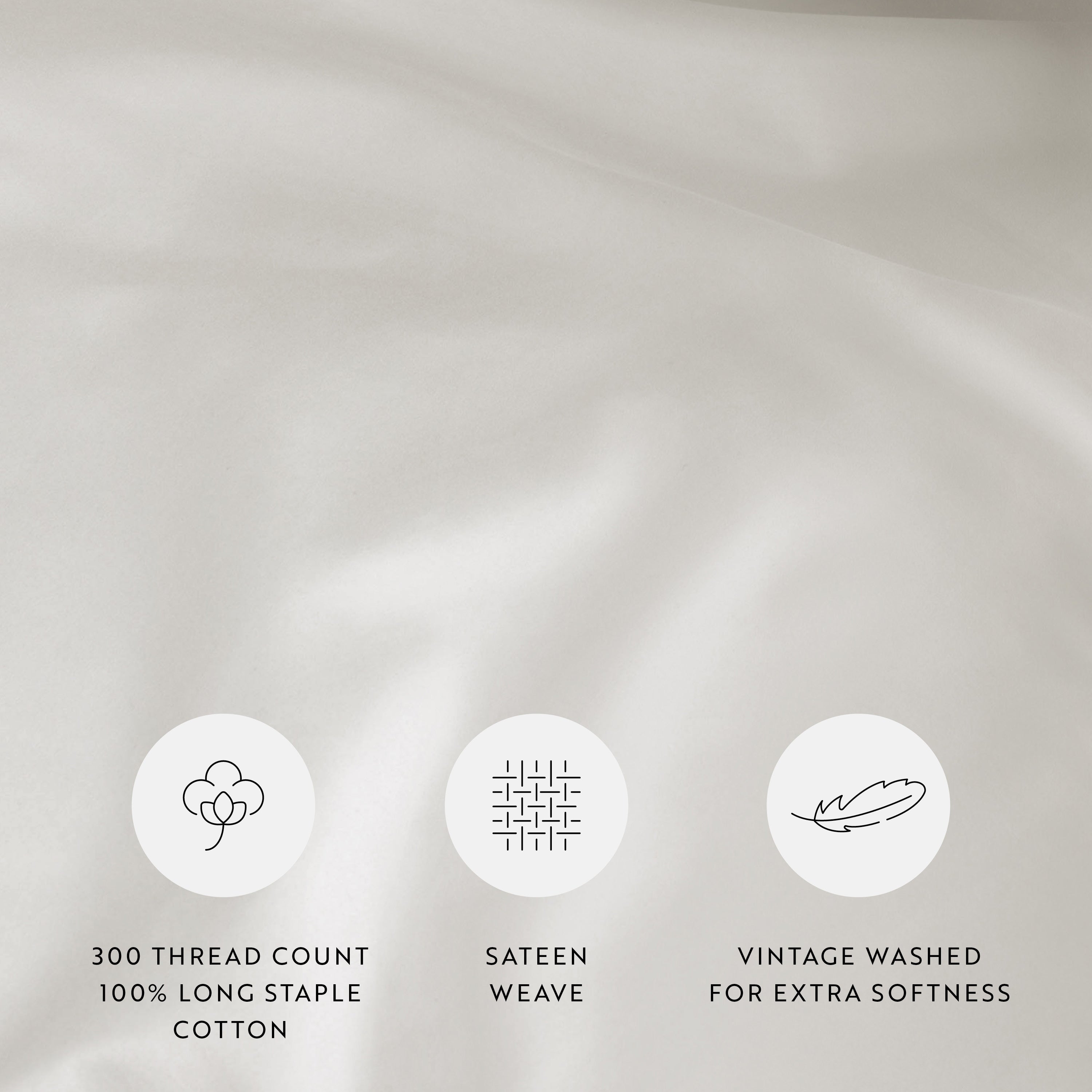 100% Long Staple Cotton Duvet Cover Set