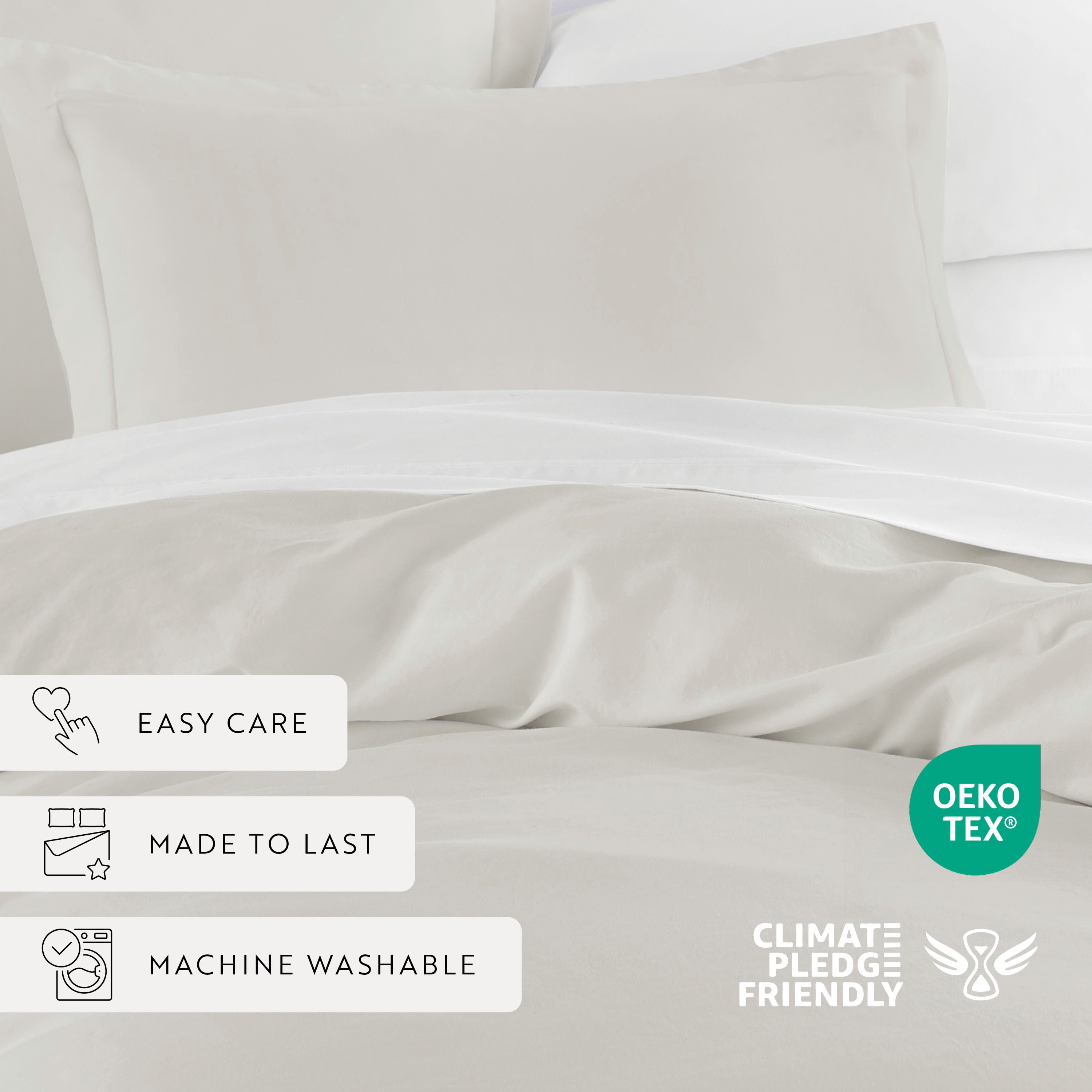 100% Long Staple Cotton Duvet Cover Set