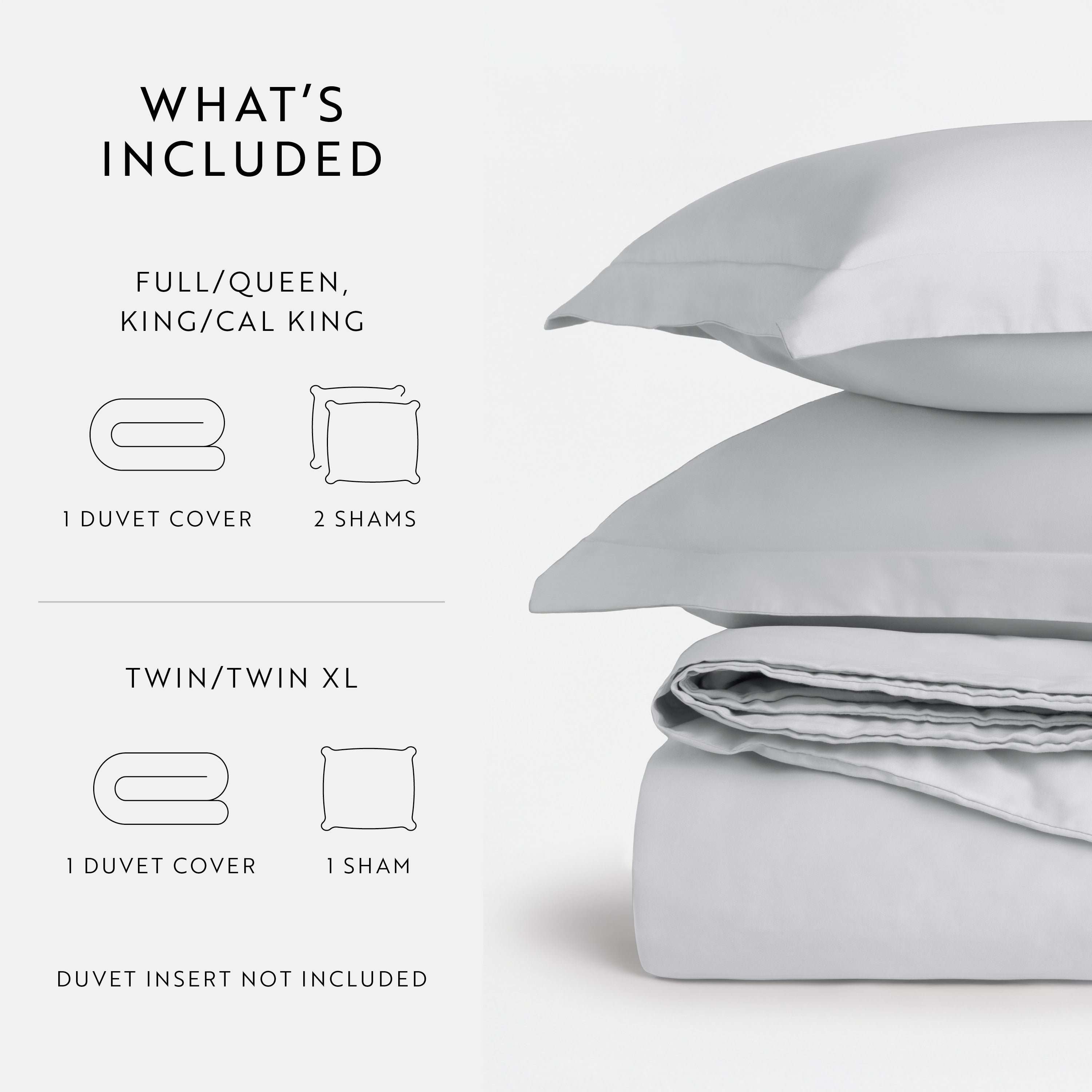 100% Long Staple Cotton Duvet Cover Set
