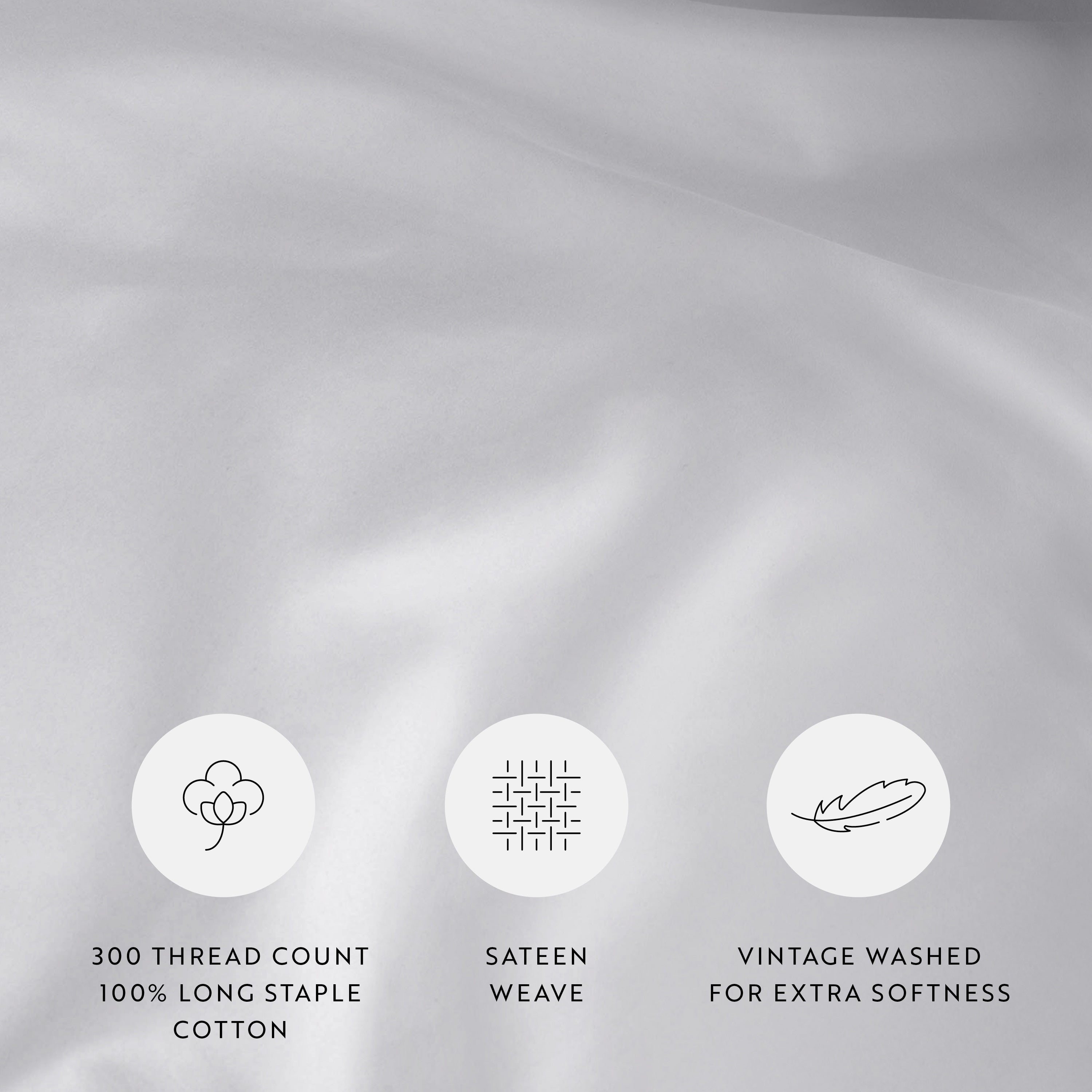 100% Long Staple Cotton Duvet Cover Set