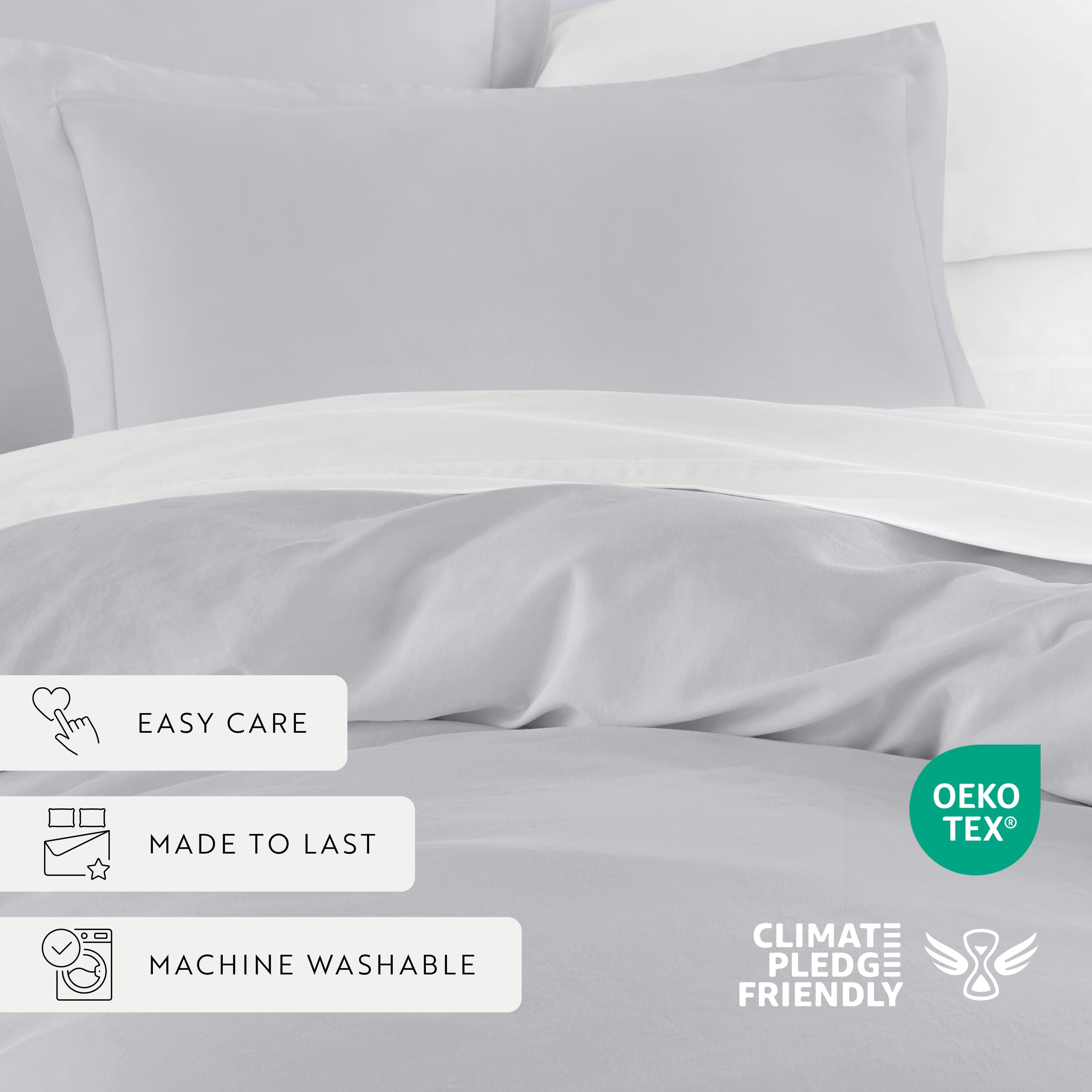 100% Long Staple Cotton Duvet Cover Set