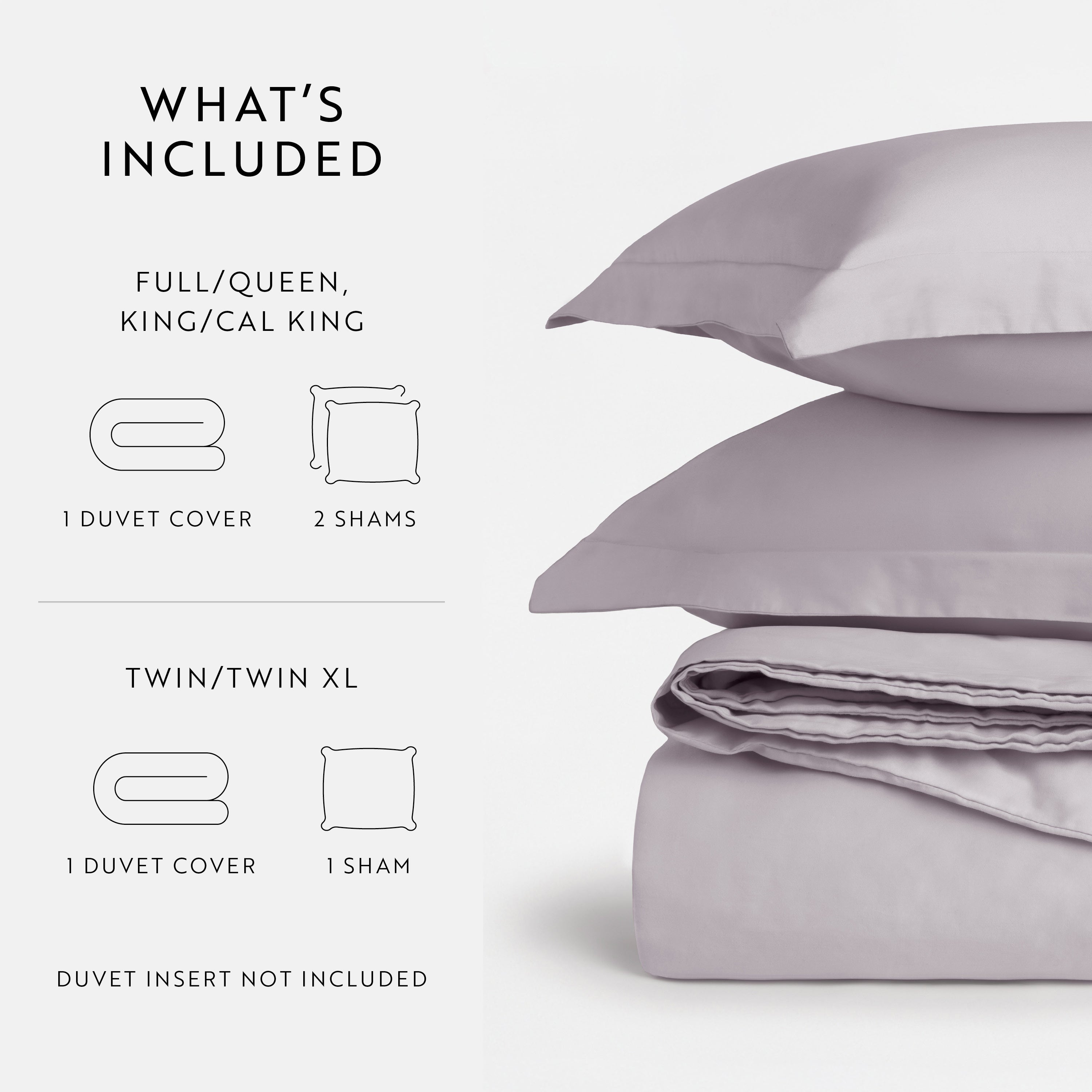 100% Long Staple Cotton Duvet Cover Set