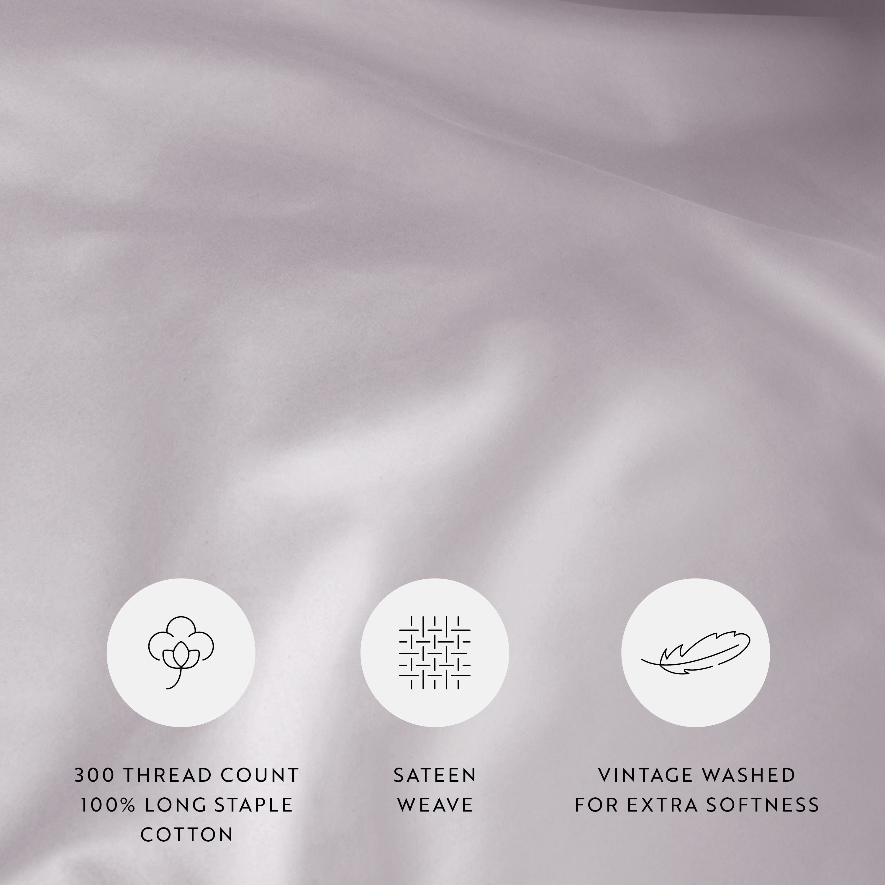 100% Long Staple Cotton Duvet Cover Set