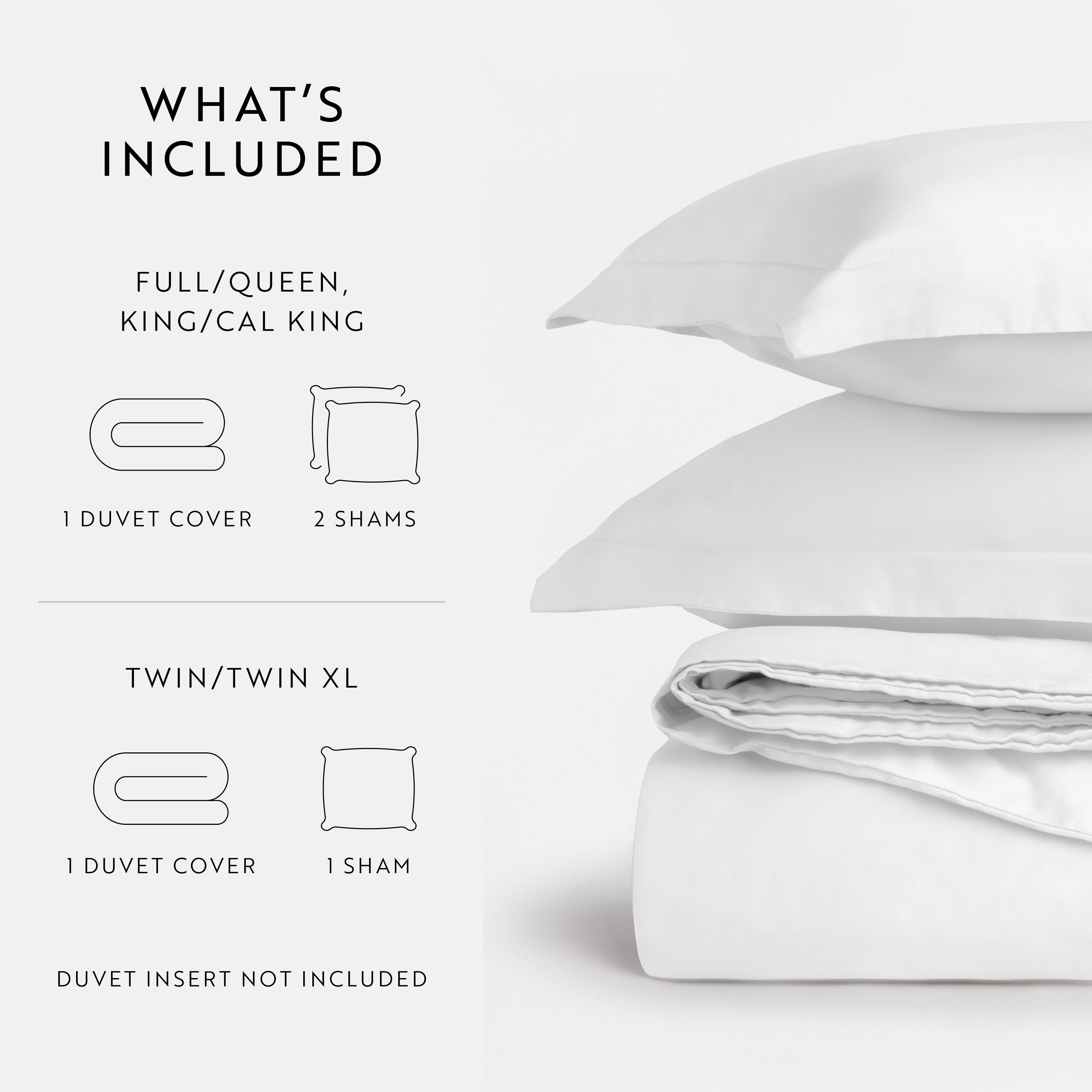 100% Long Staple Cotton Duvet Cover Set