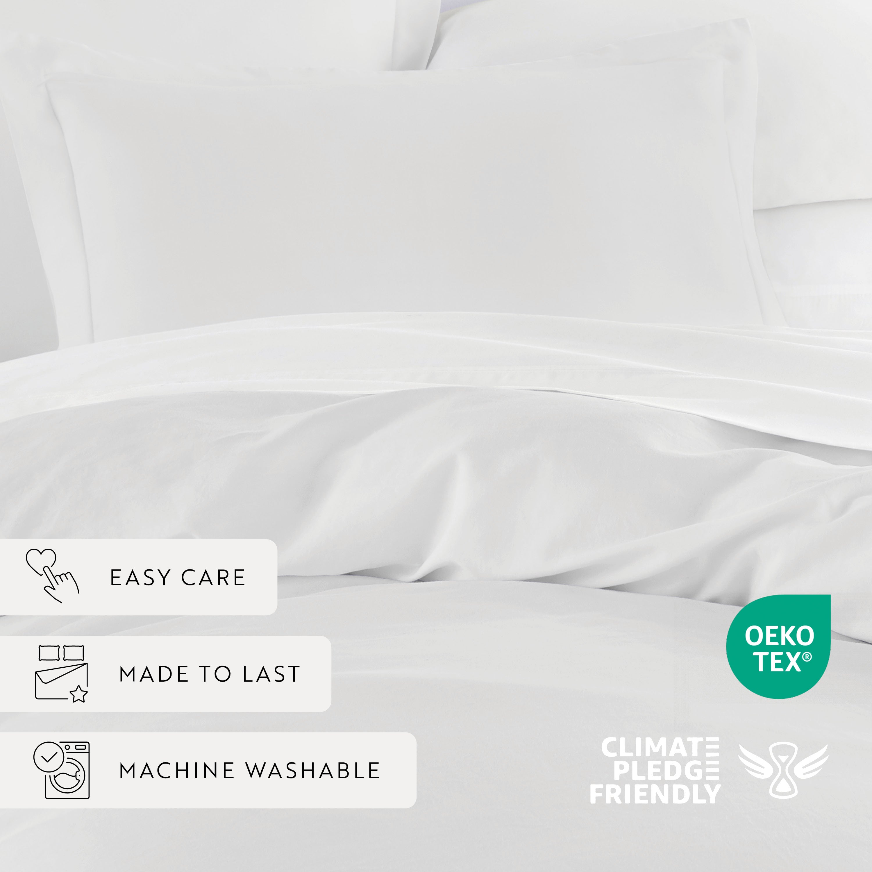 100% Long Staple Cotton Duvet Cover Set