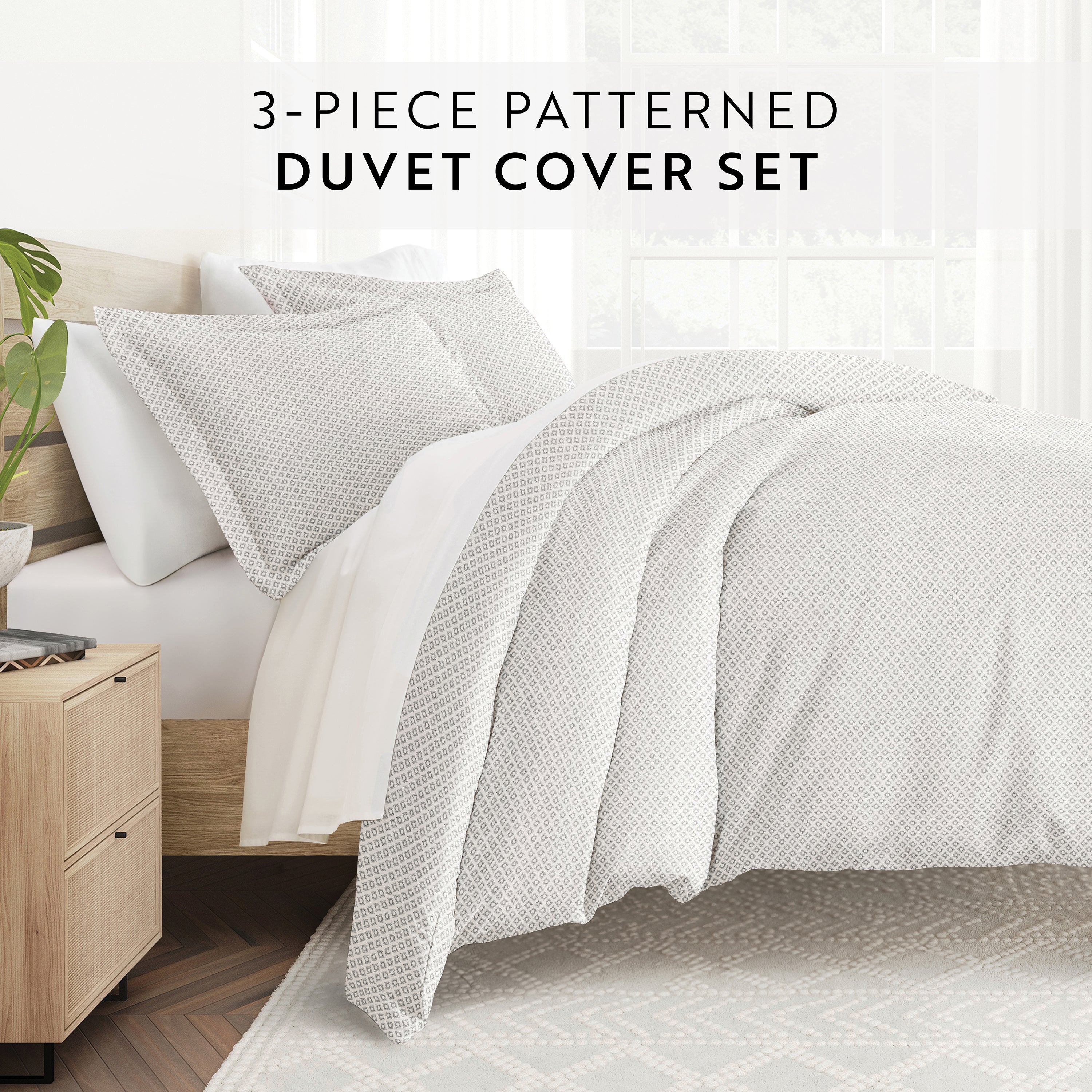Polaris Patterned Duvet Cover Set