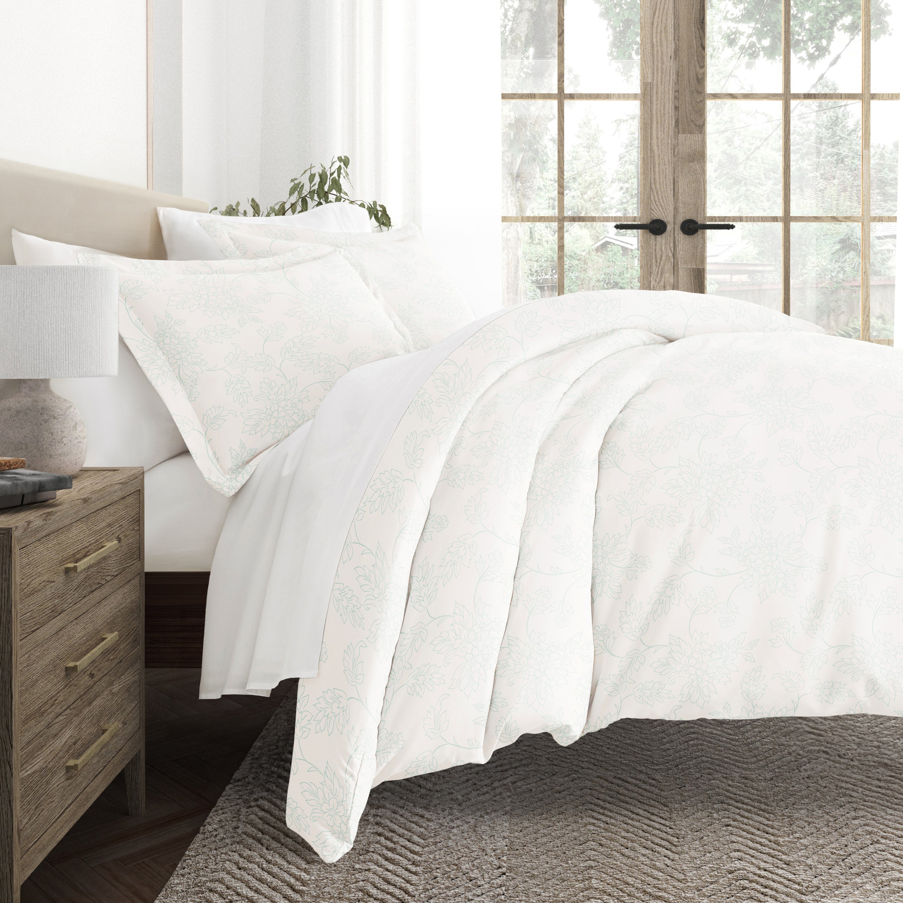 Vines Patterned Duvet Cover Set