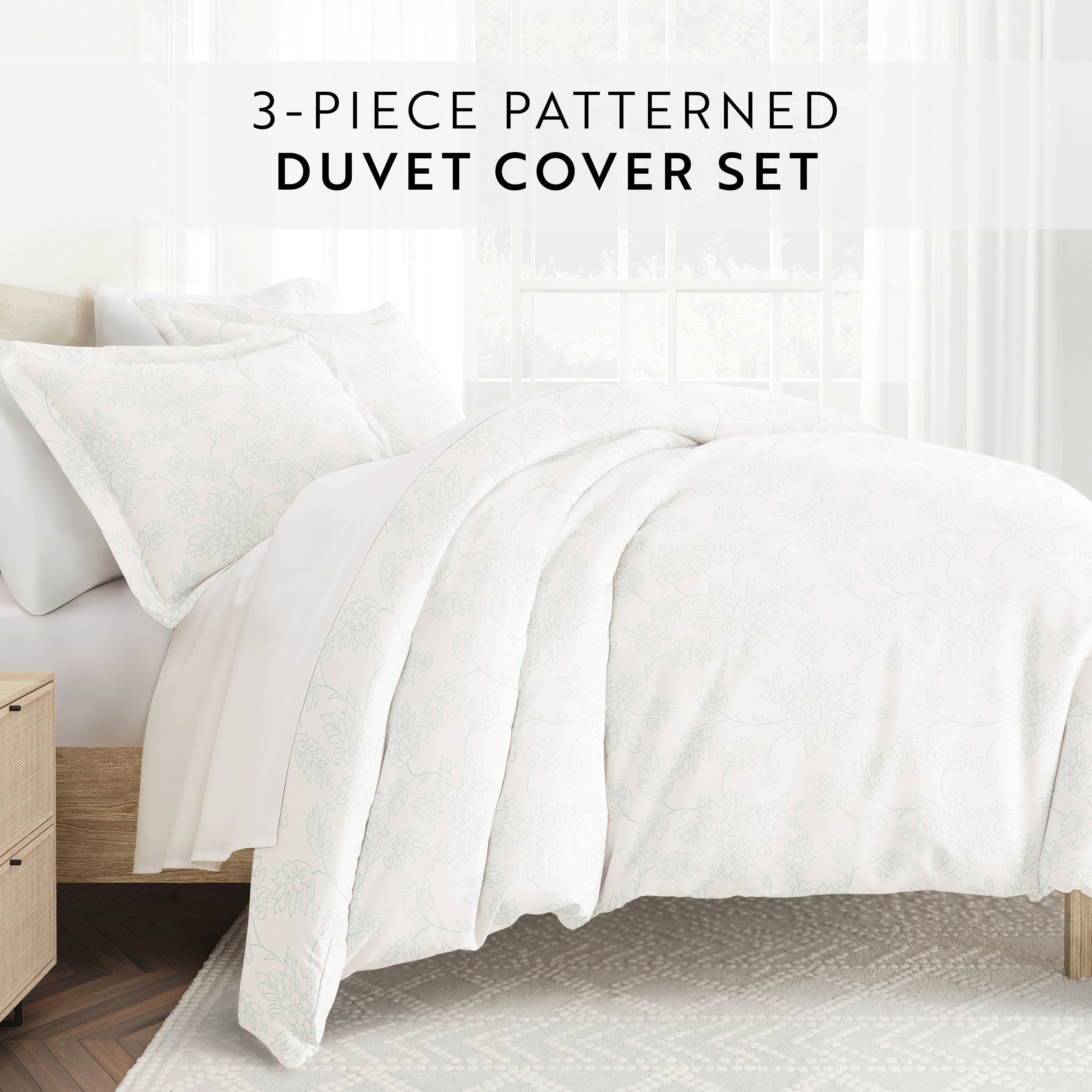 Vines Patterned Duvet Cover Set