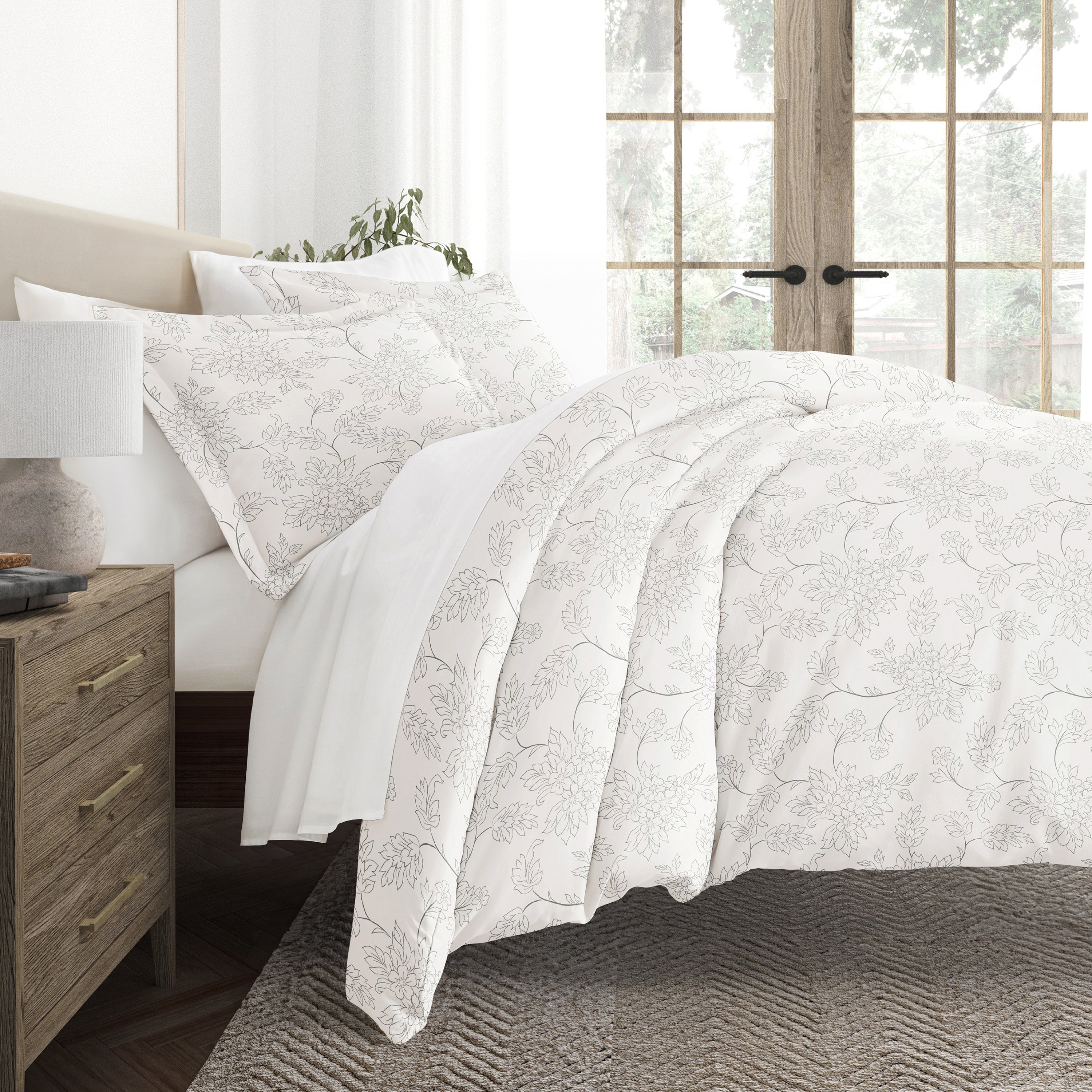 Vines Patterned Duvet Cover Set