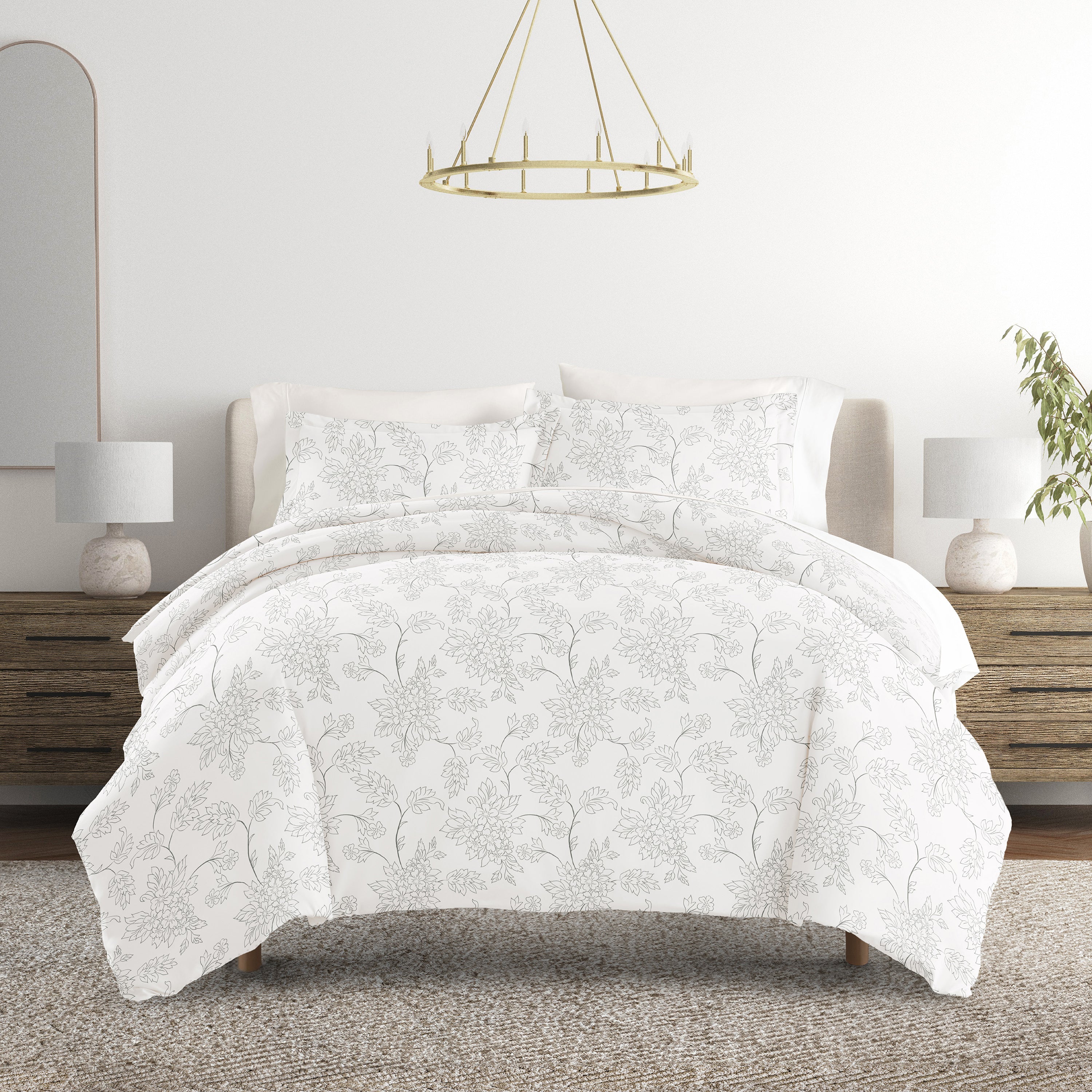Vines Patterned Duvet Cover Set