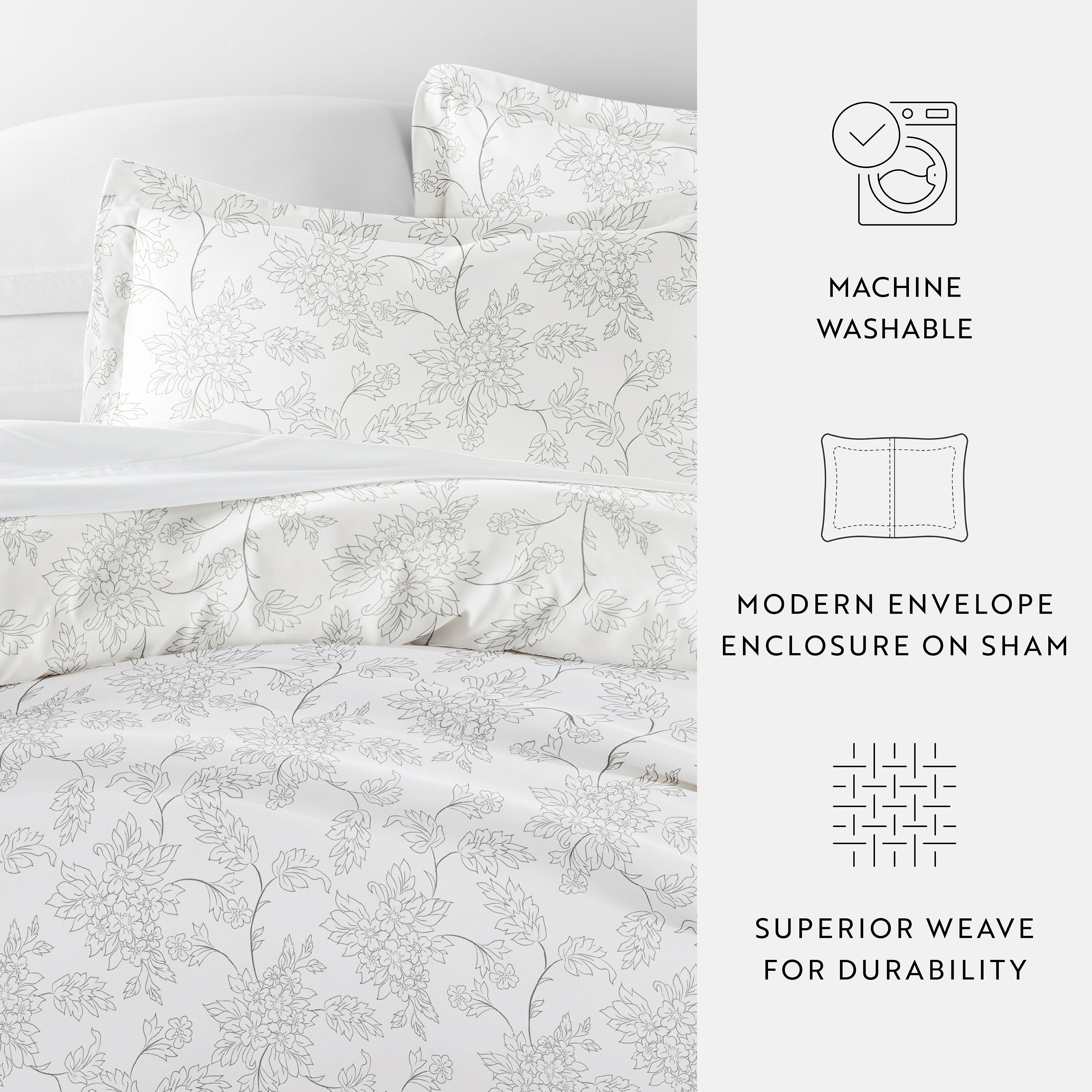 Vines Patterned Duvet Cover Set