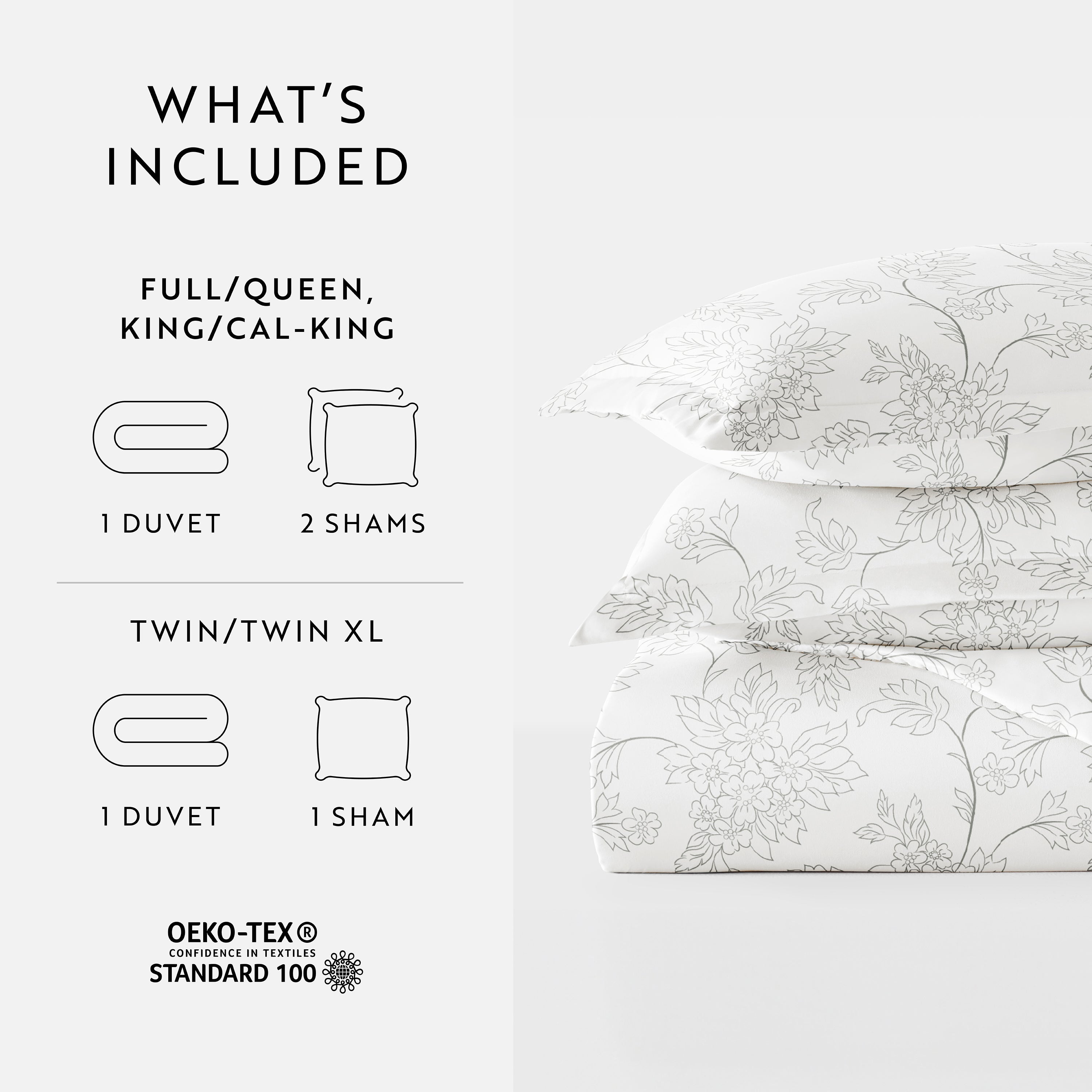 Vines Patterned Duvet Cover Set