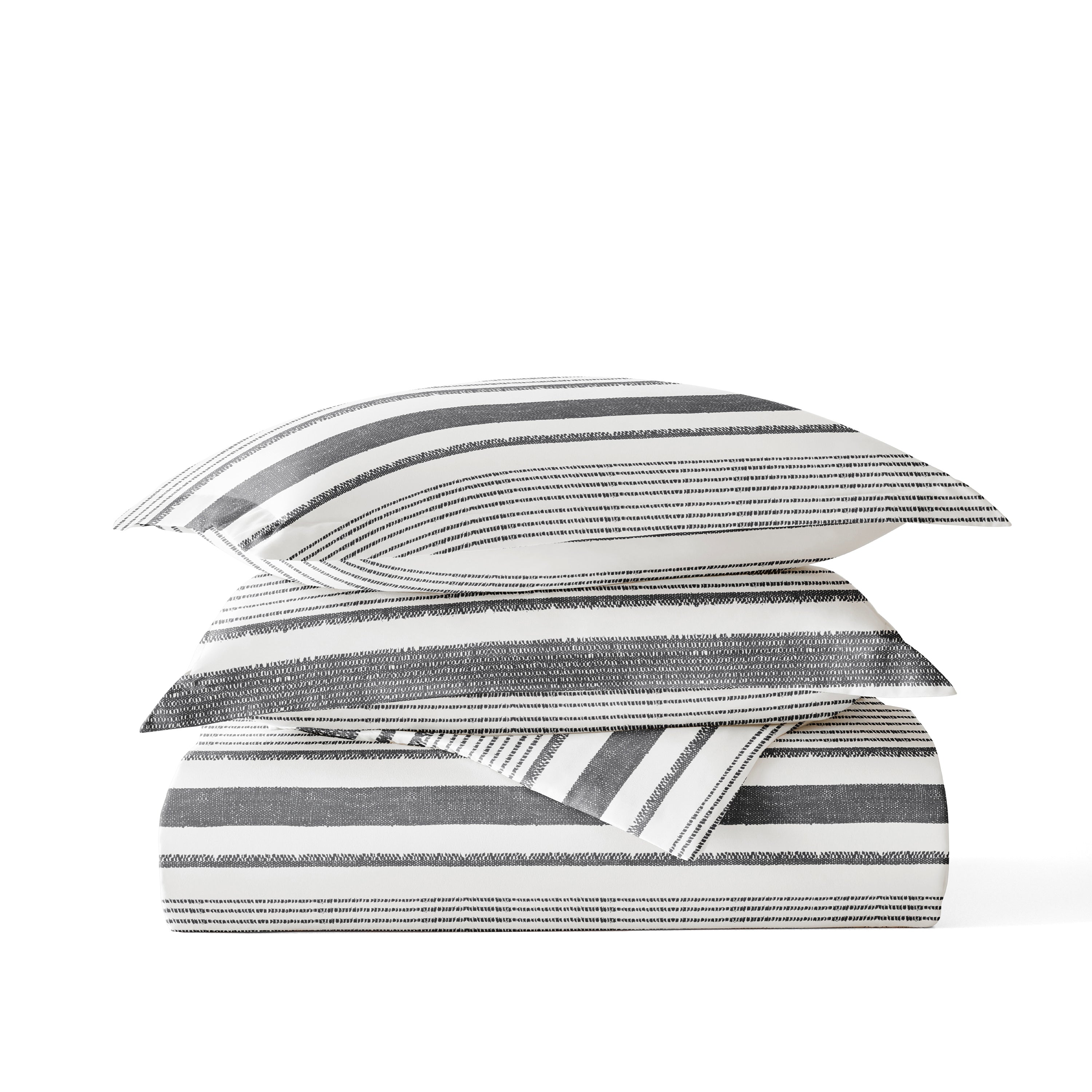 Vintage Stripes Patterned Duvet Cover Set