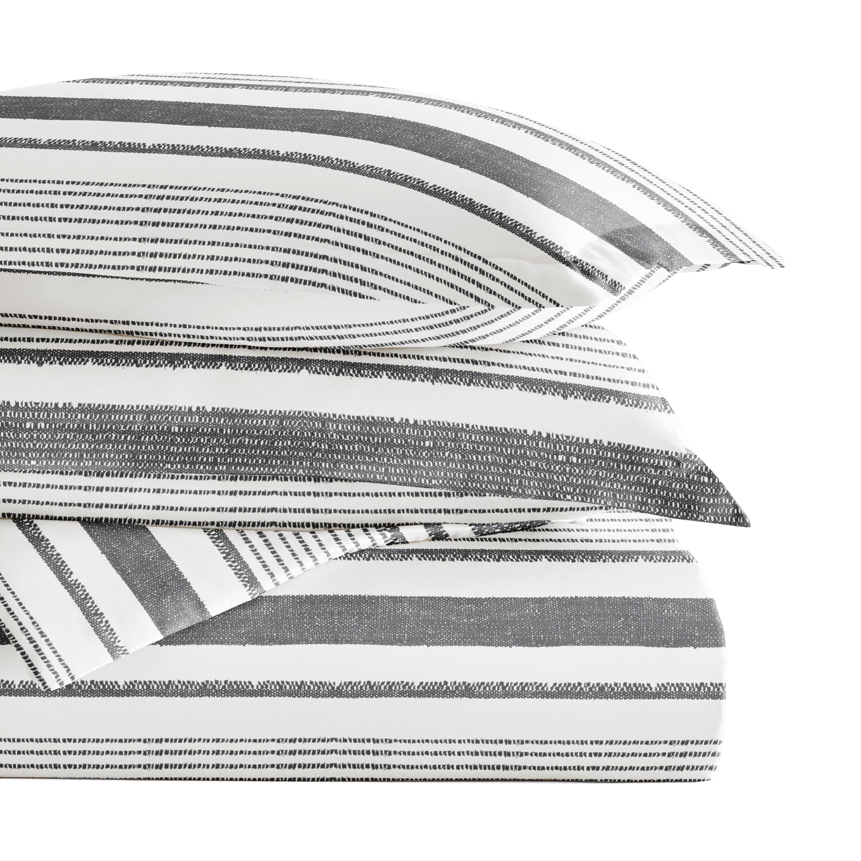 Vintage Stripes Patterned Duvet Cover Set
