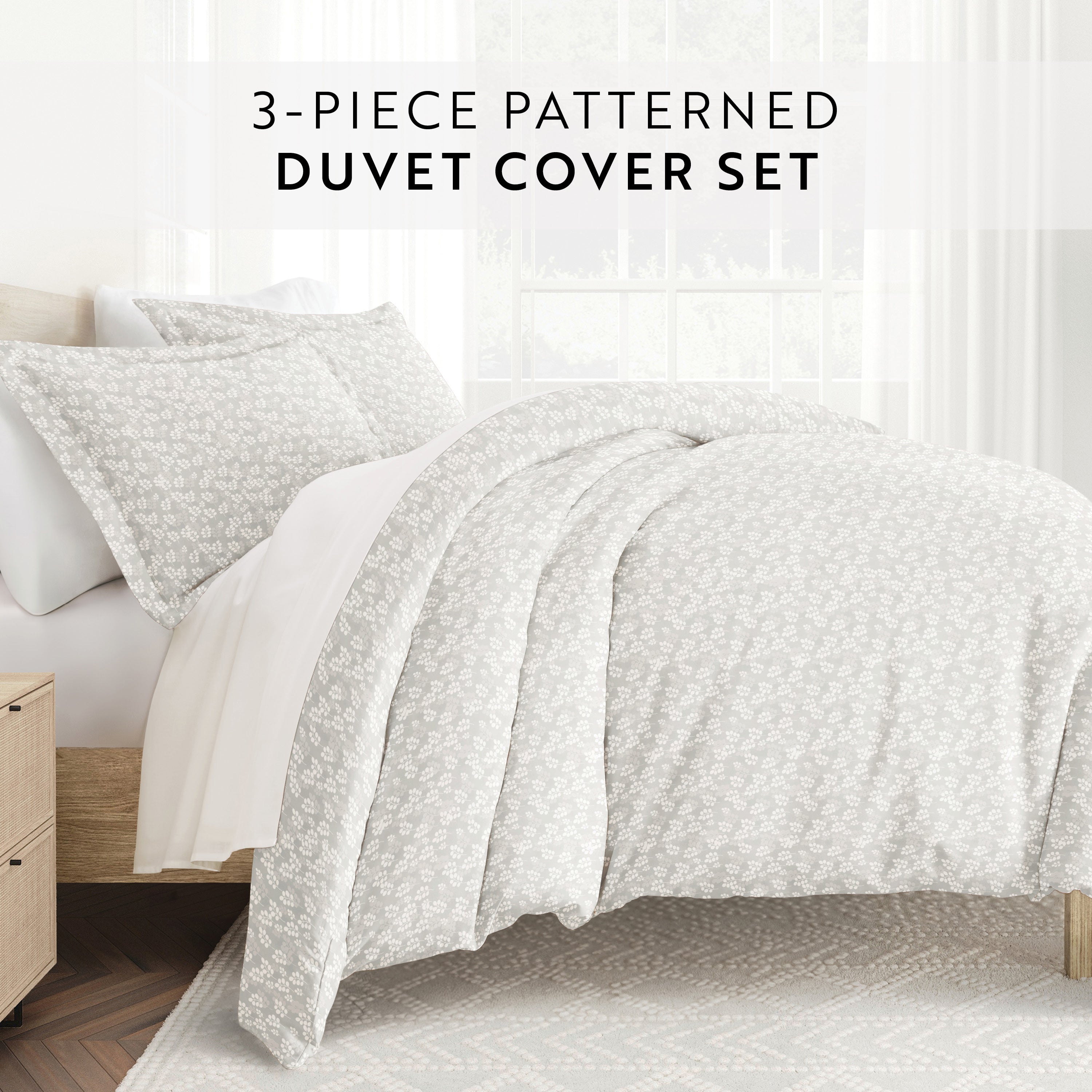 Wheatfield Patterned Duvet Cover Set