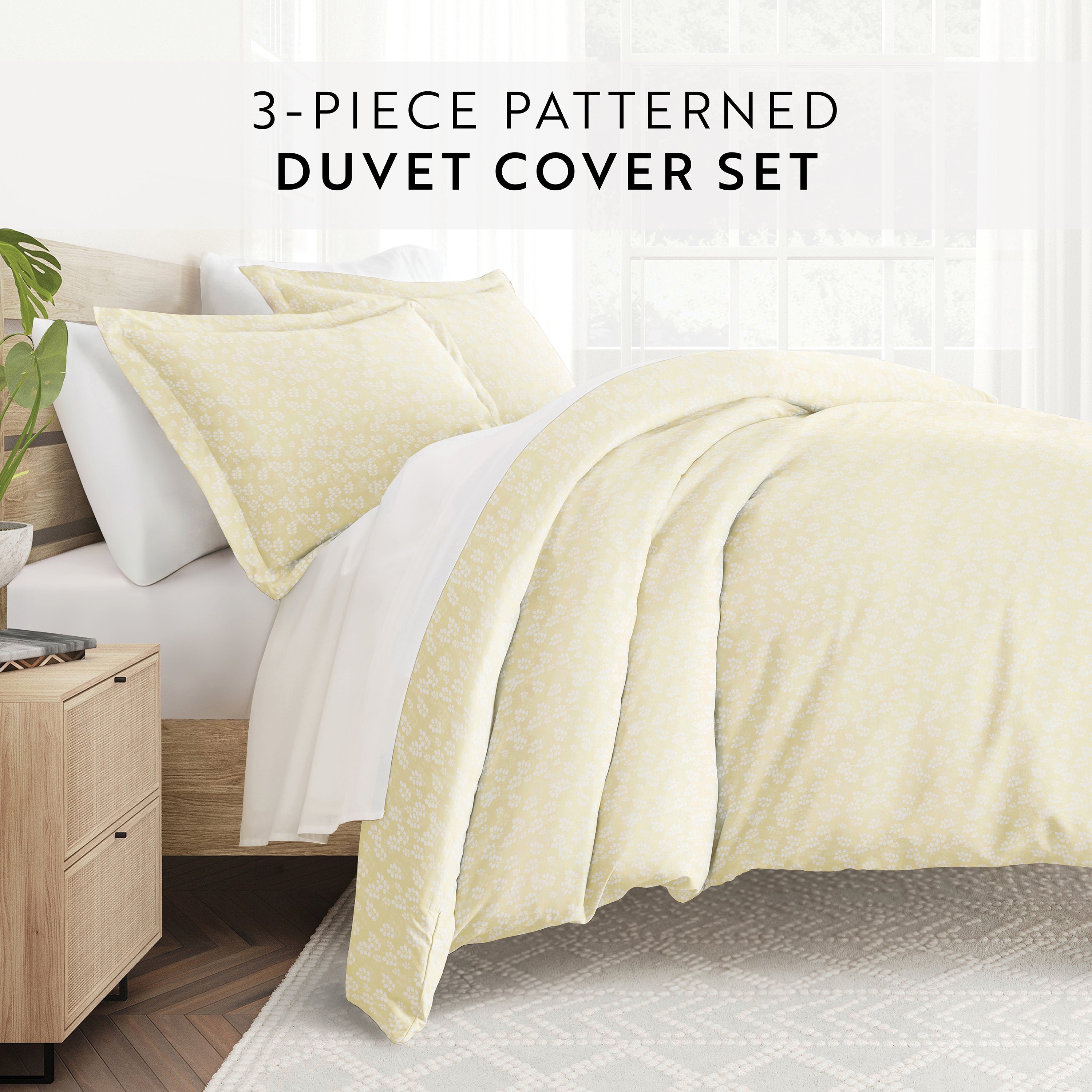 Wheatfield Patterned Duvet Cover Set
