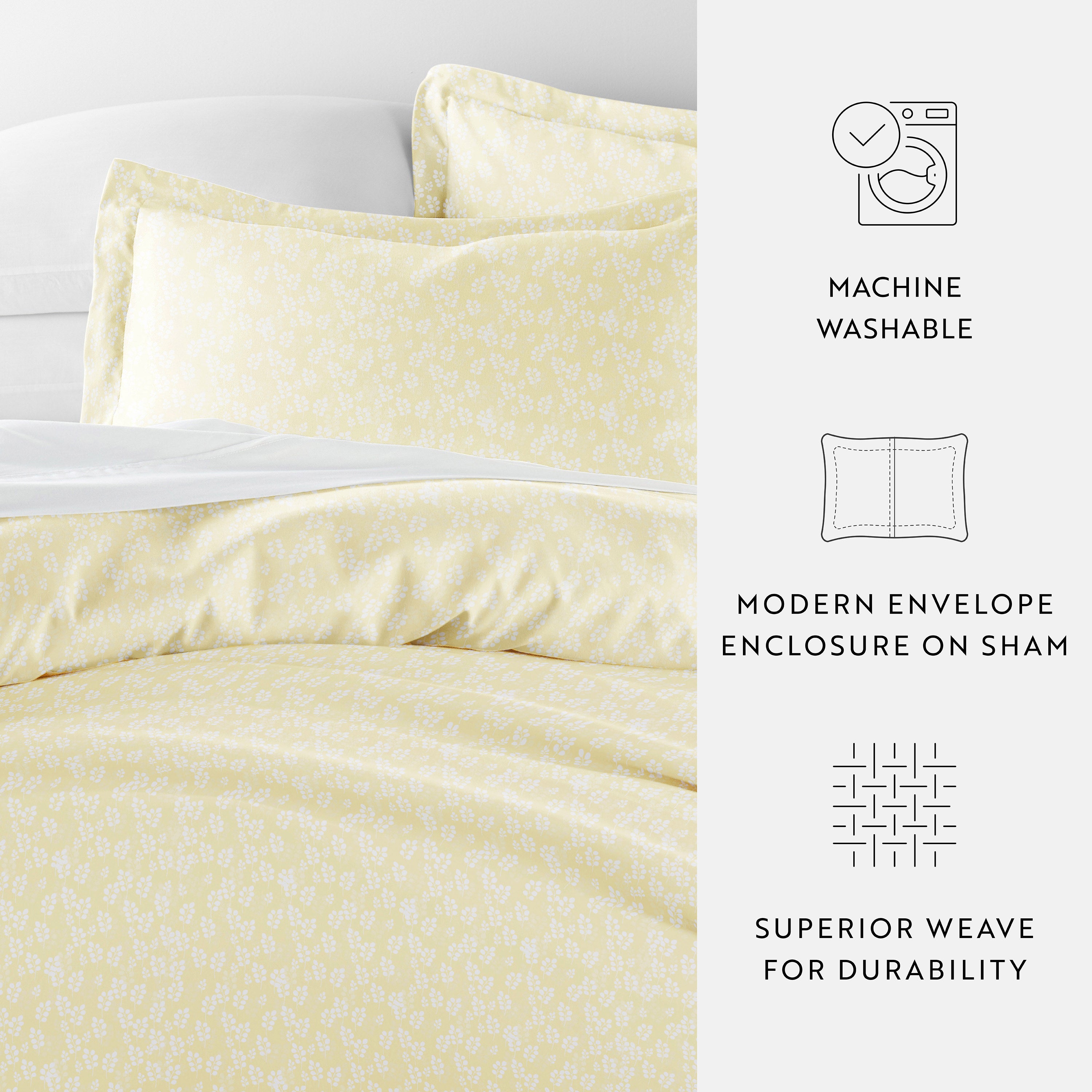 Wheatfield Patterned Duvet Cover Set