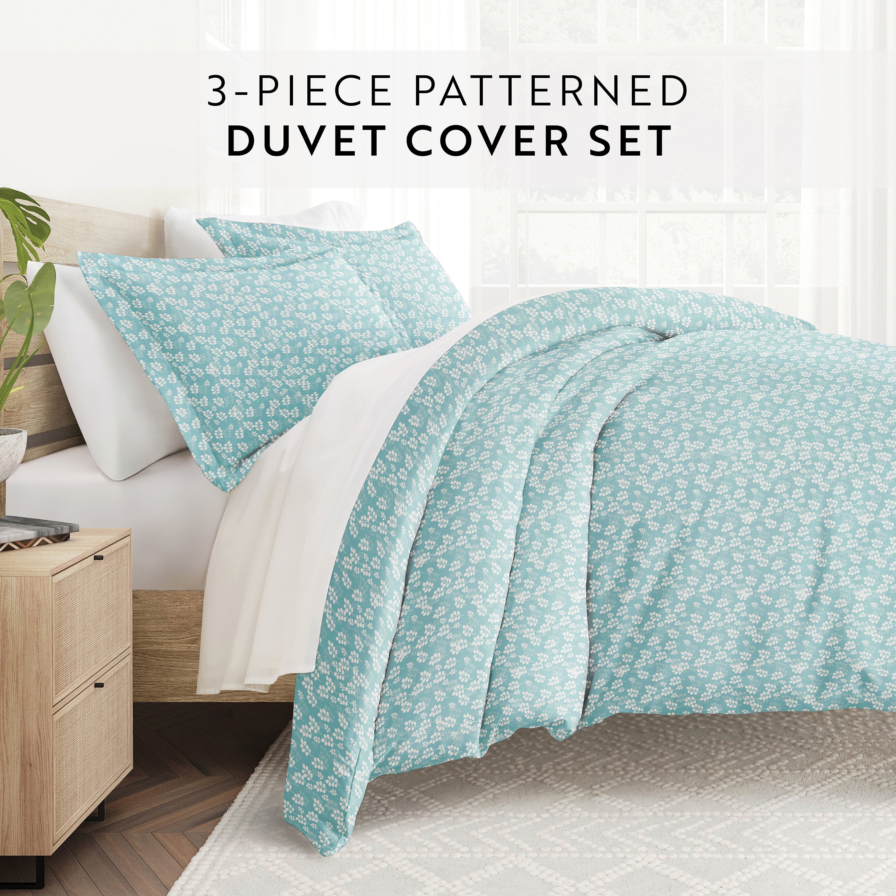 Wheatfield Patterned Duvet Cover Set