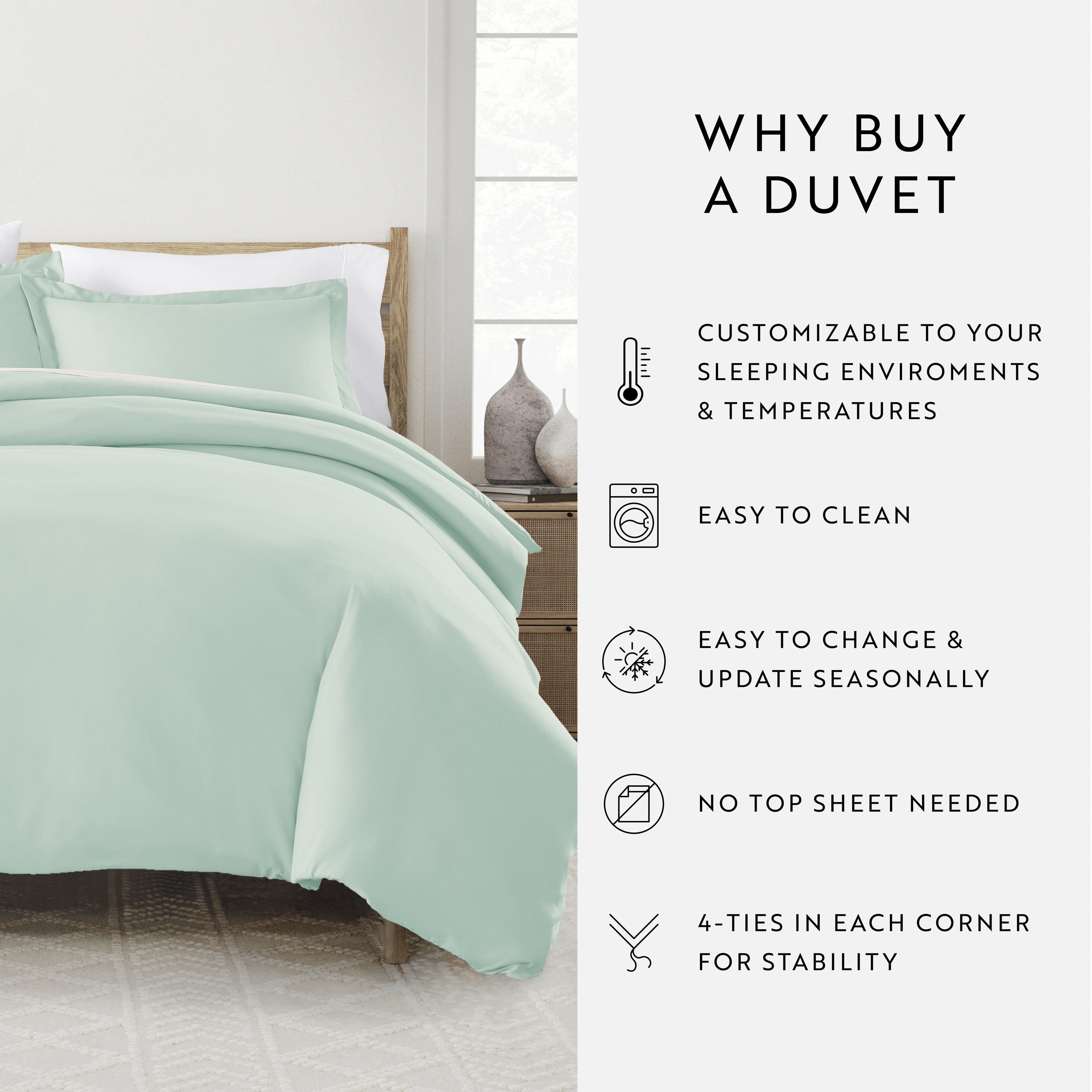 Solid Duvet Cover Set