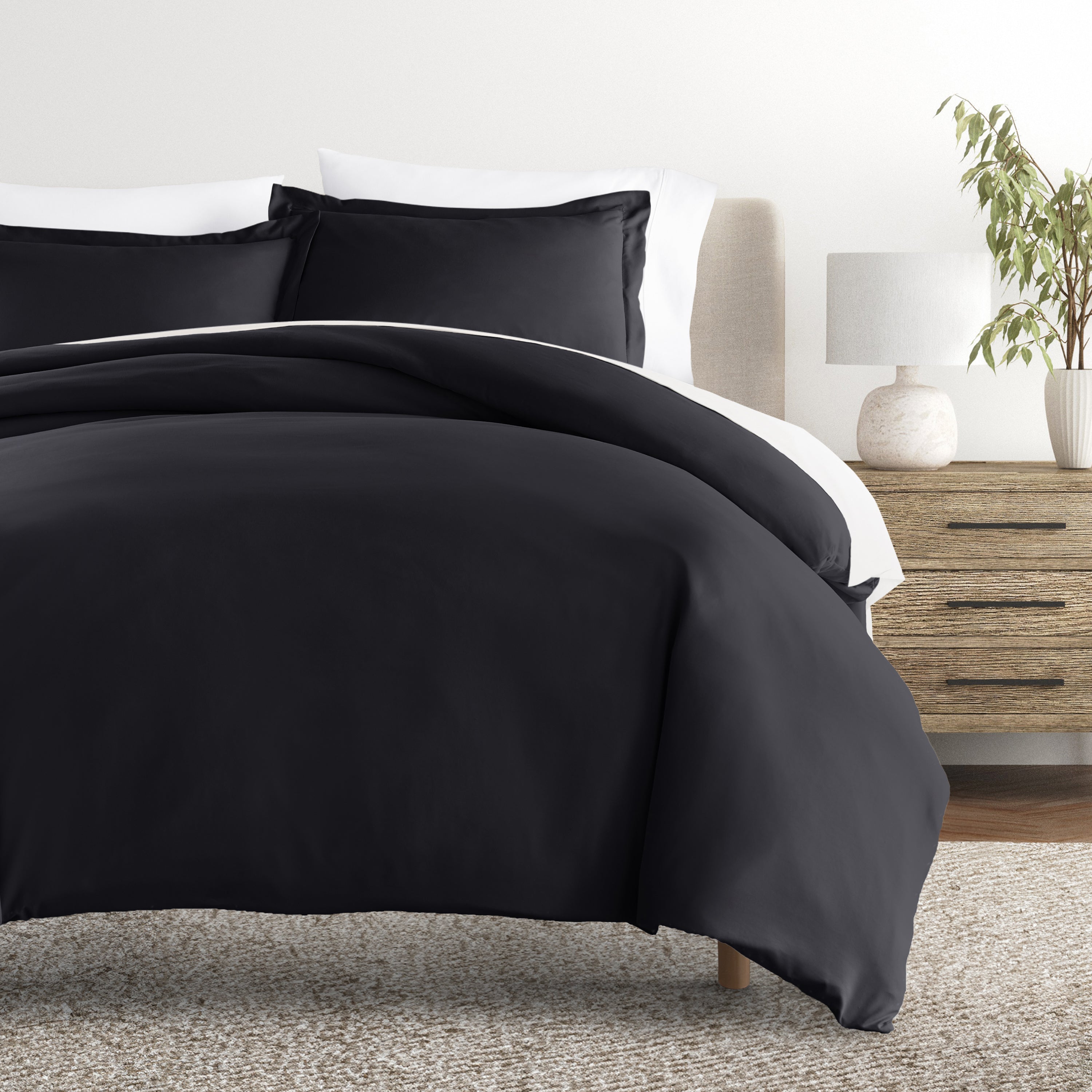 Solid Duvet Cover Set