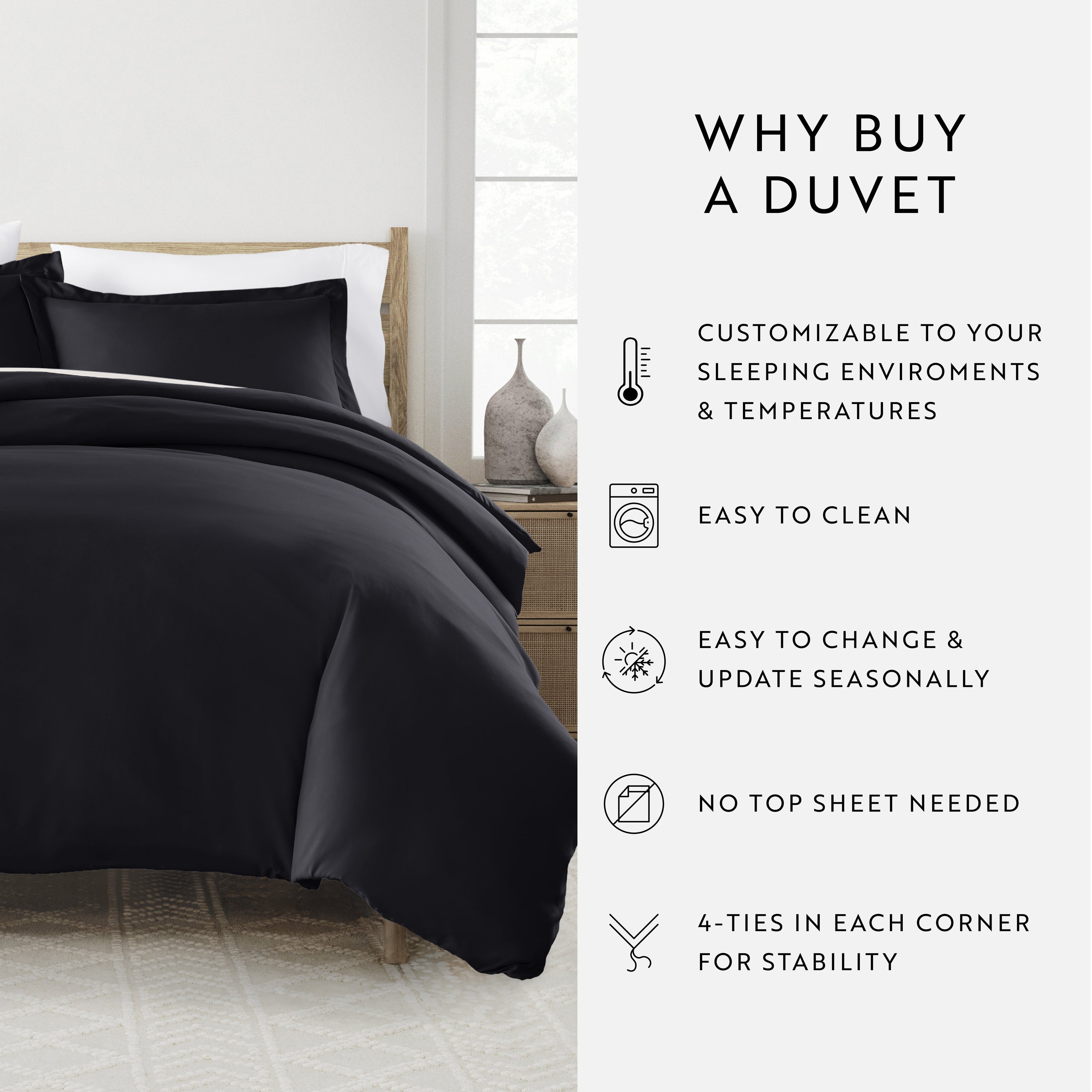 Solid Duvet Cover Set