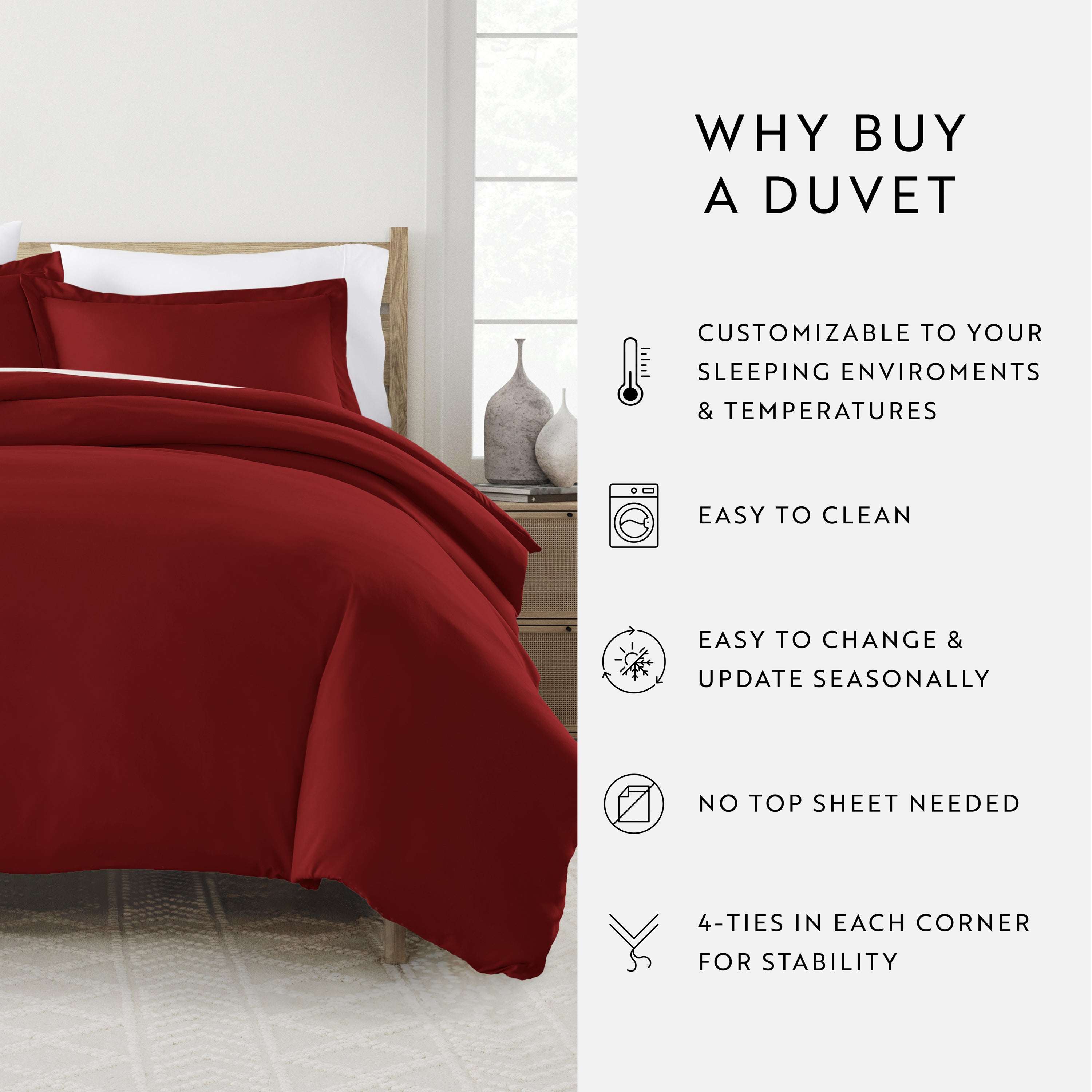 Solid Duvet Cover Set