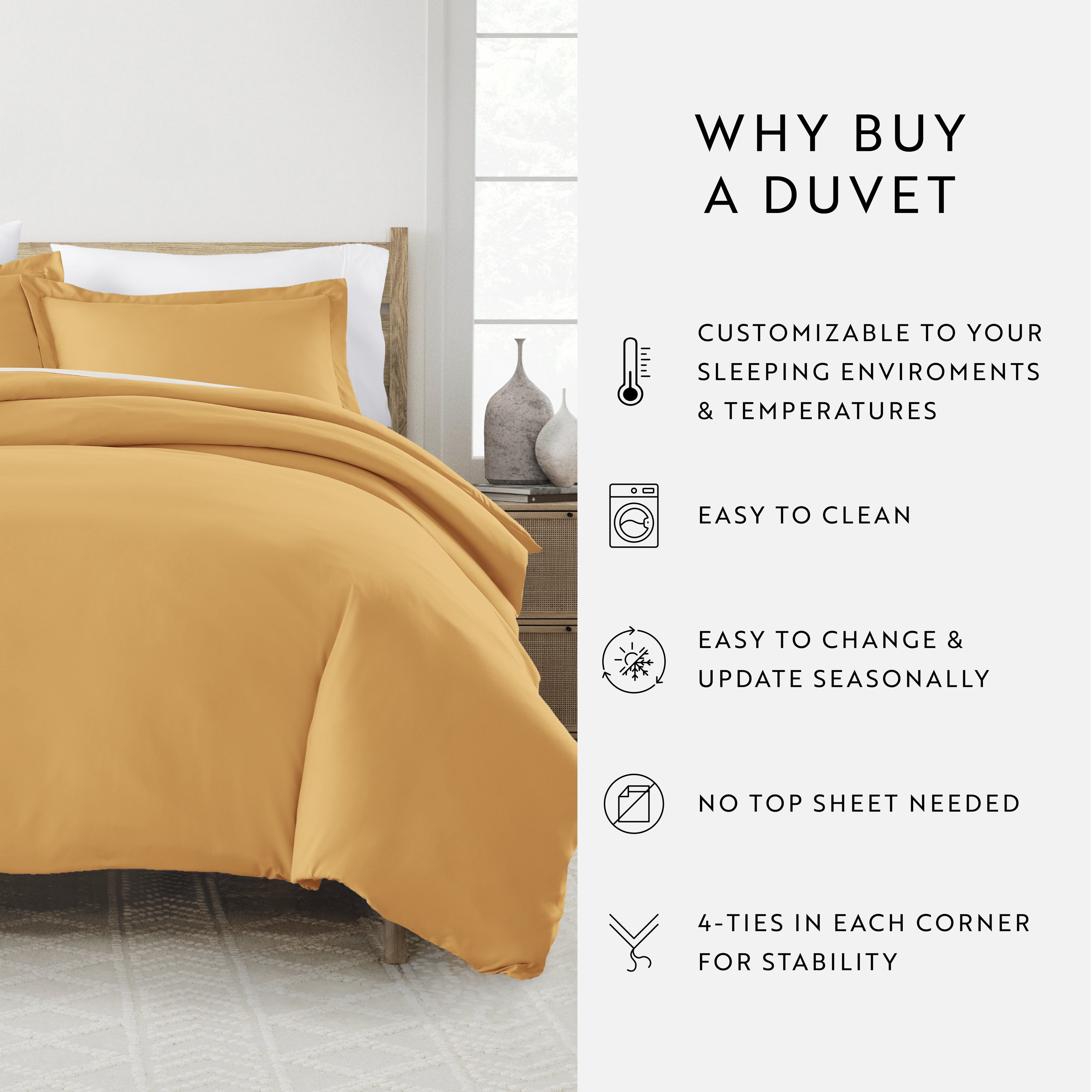 Solid Duvet Cover Set