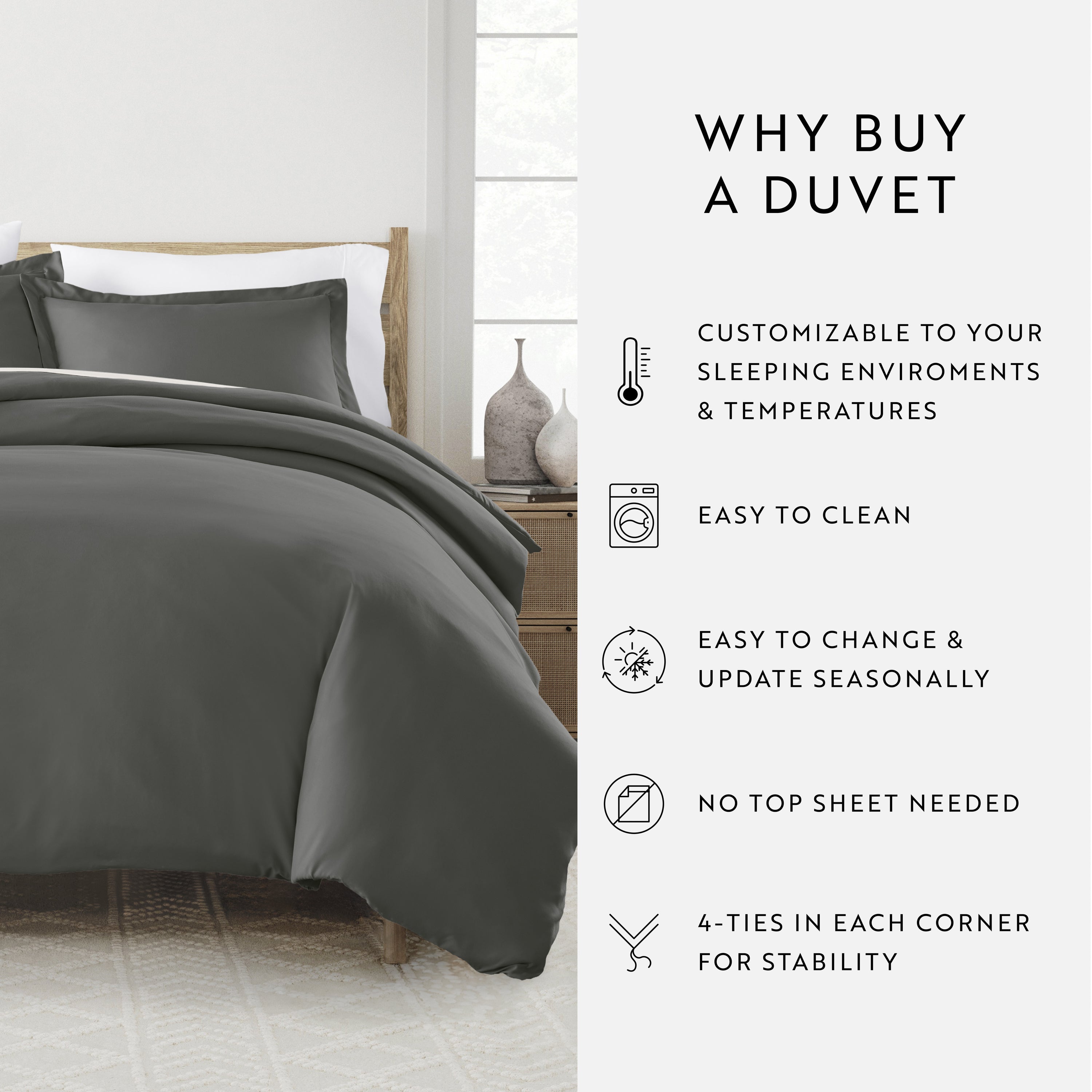 Solid Duvet Cover Set