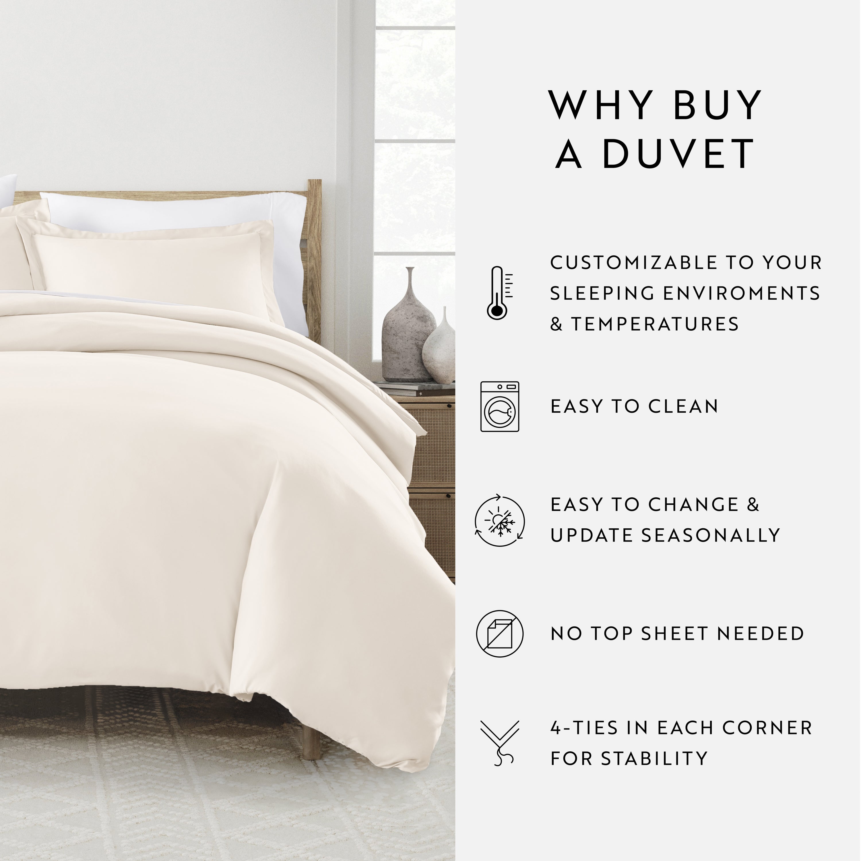 Solid Duvet Cover Set