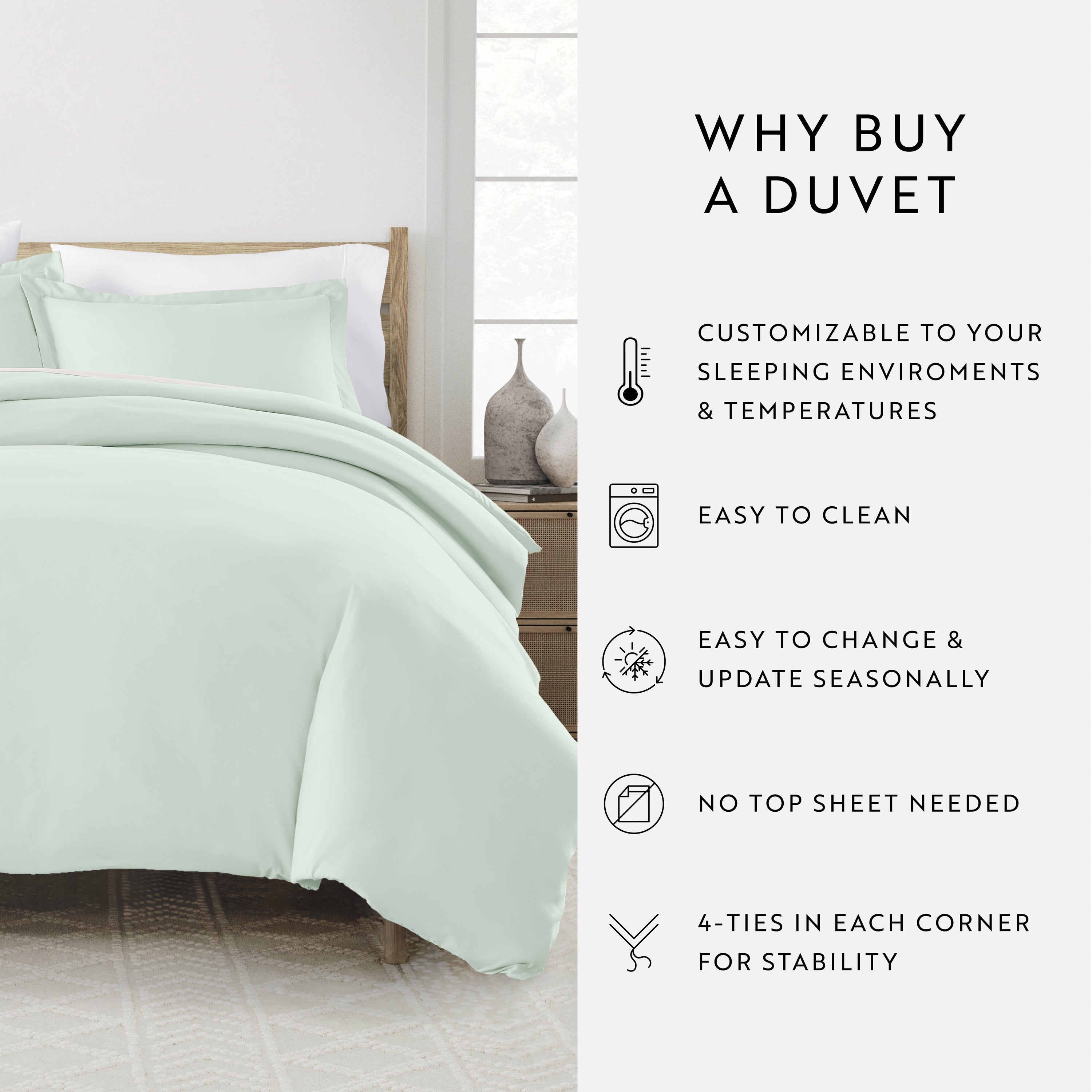 Solid Duvet Cover Set