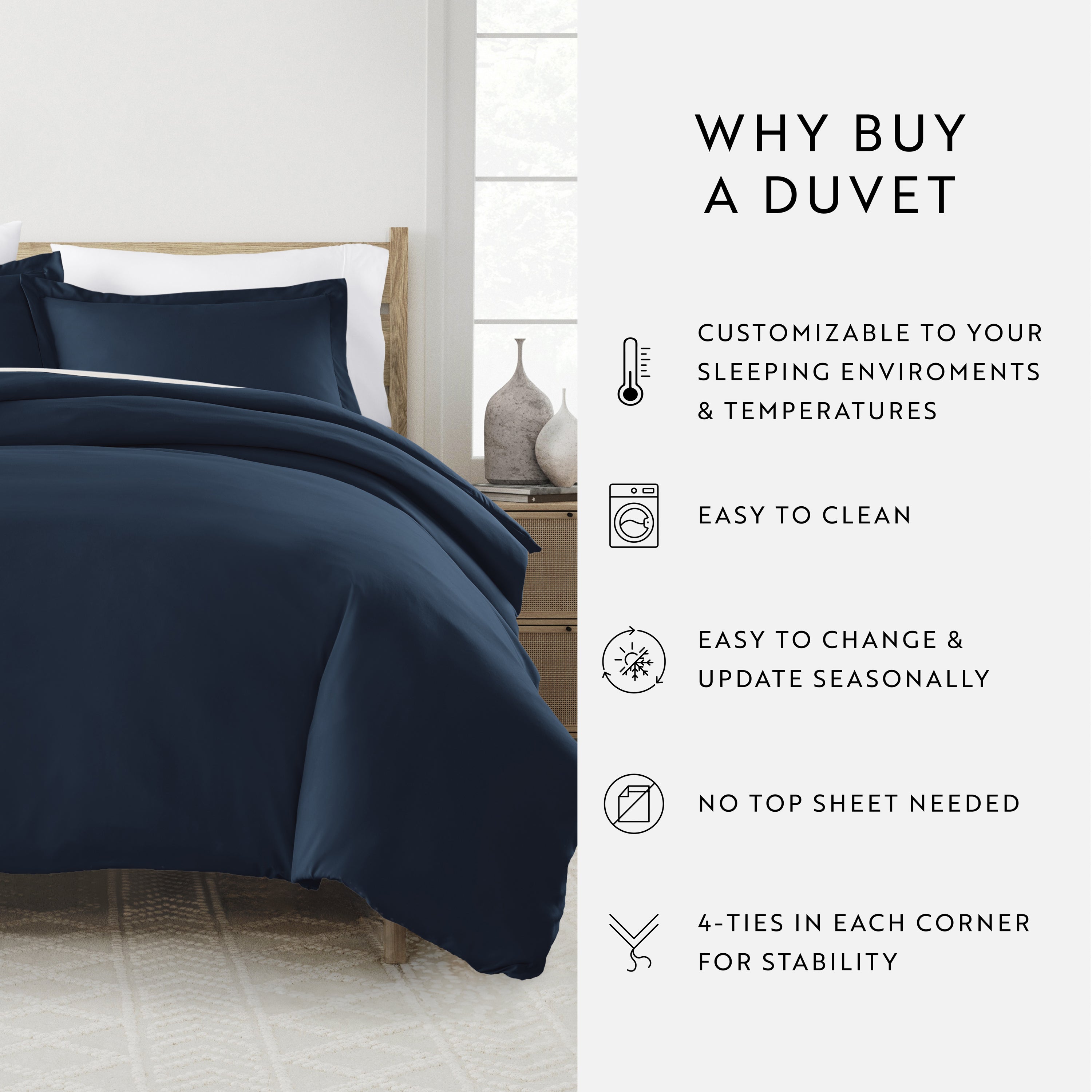 Solid Duvet Cover Set