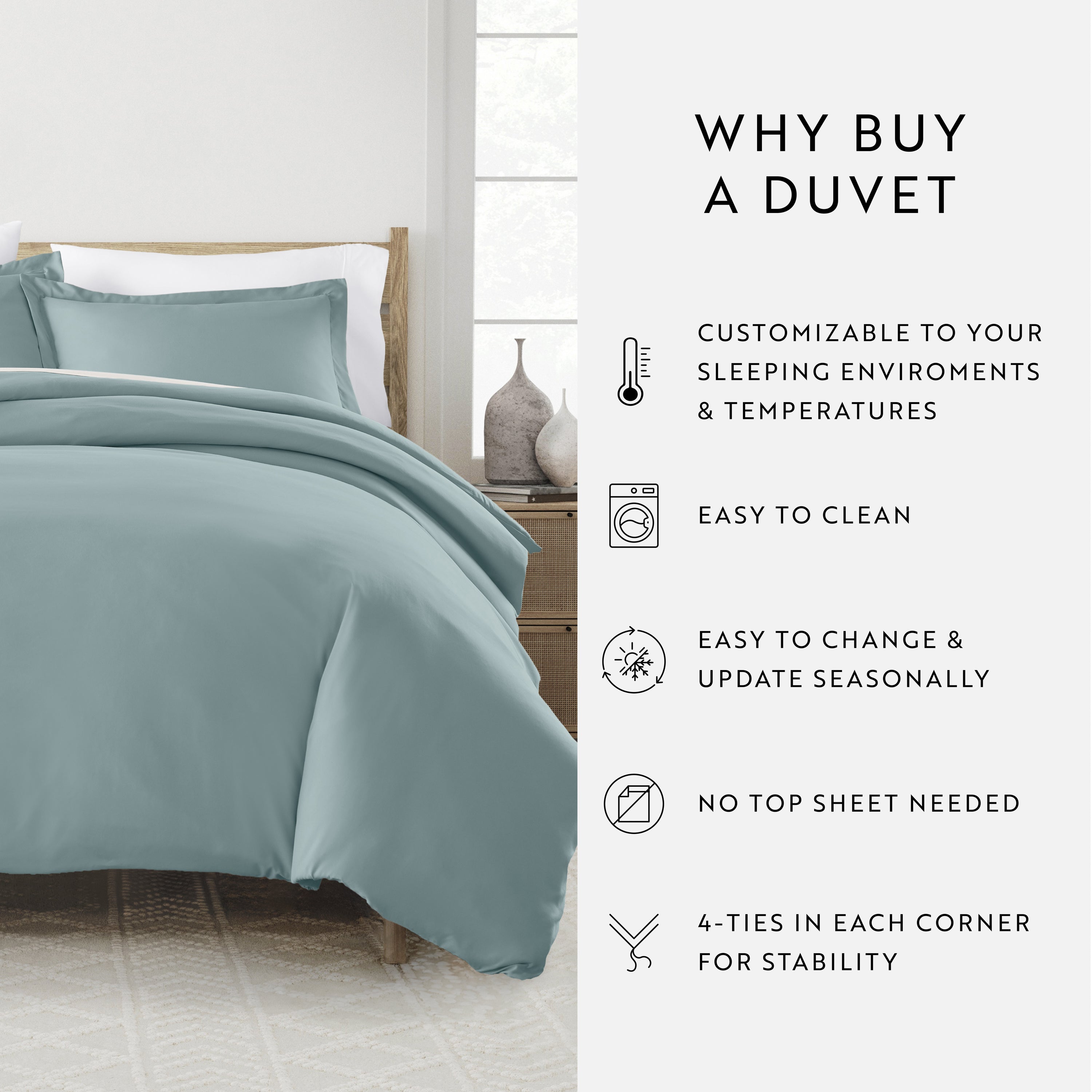 Solid Duvet Cover Set