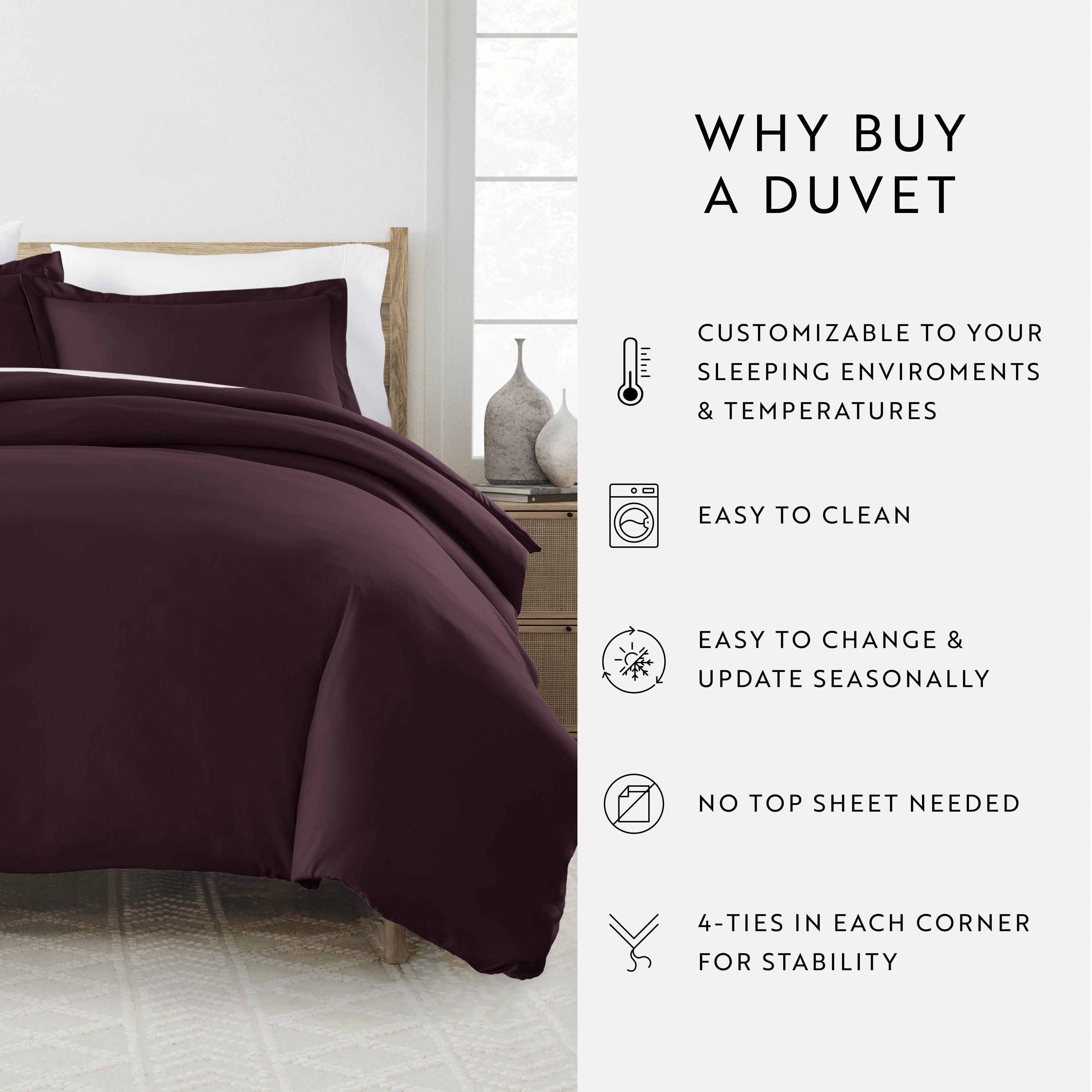 Solid Duvet Cover Set